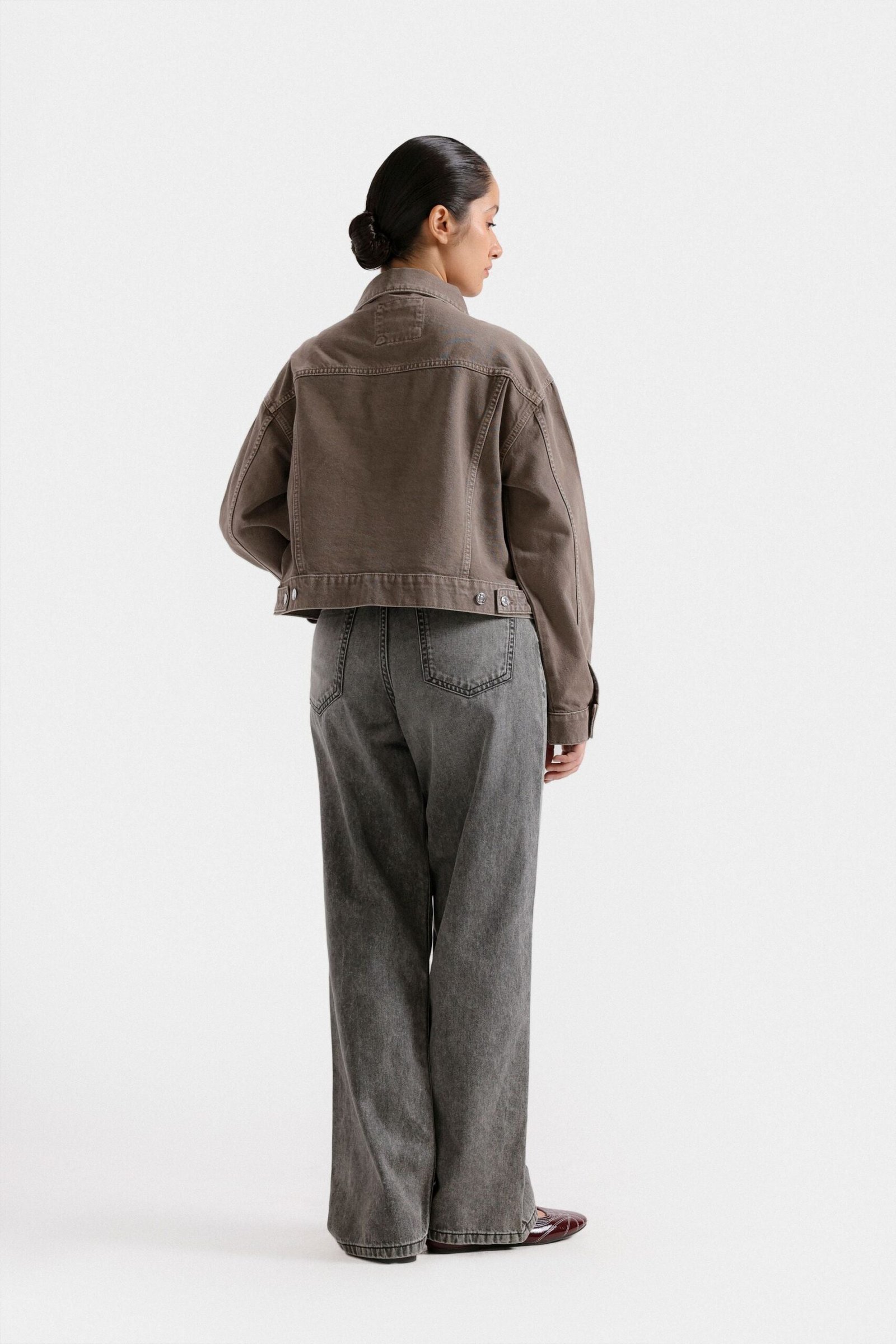 Cropped Corduroy Jacket - Image 4