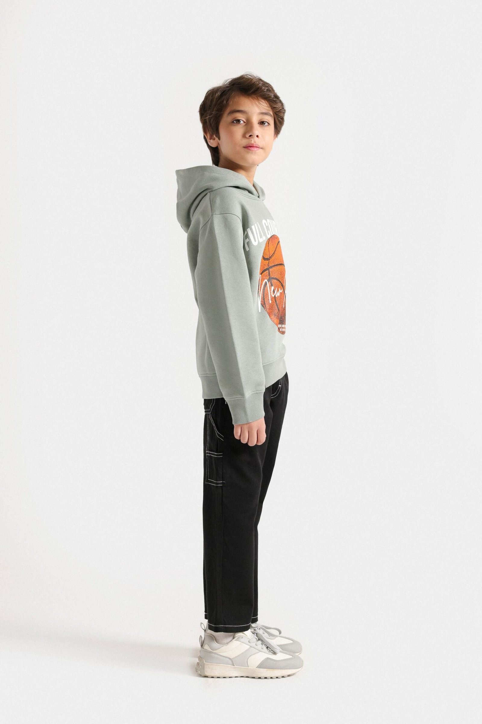 Non Denim Carpenter Trousers with Stitching Details - Image 6