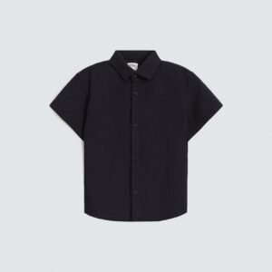 Textured Button Up Shirt