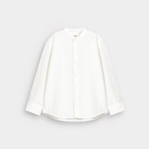 Textured Button-Up Shirt