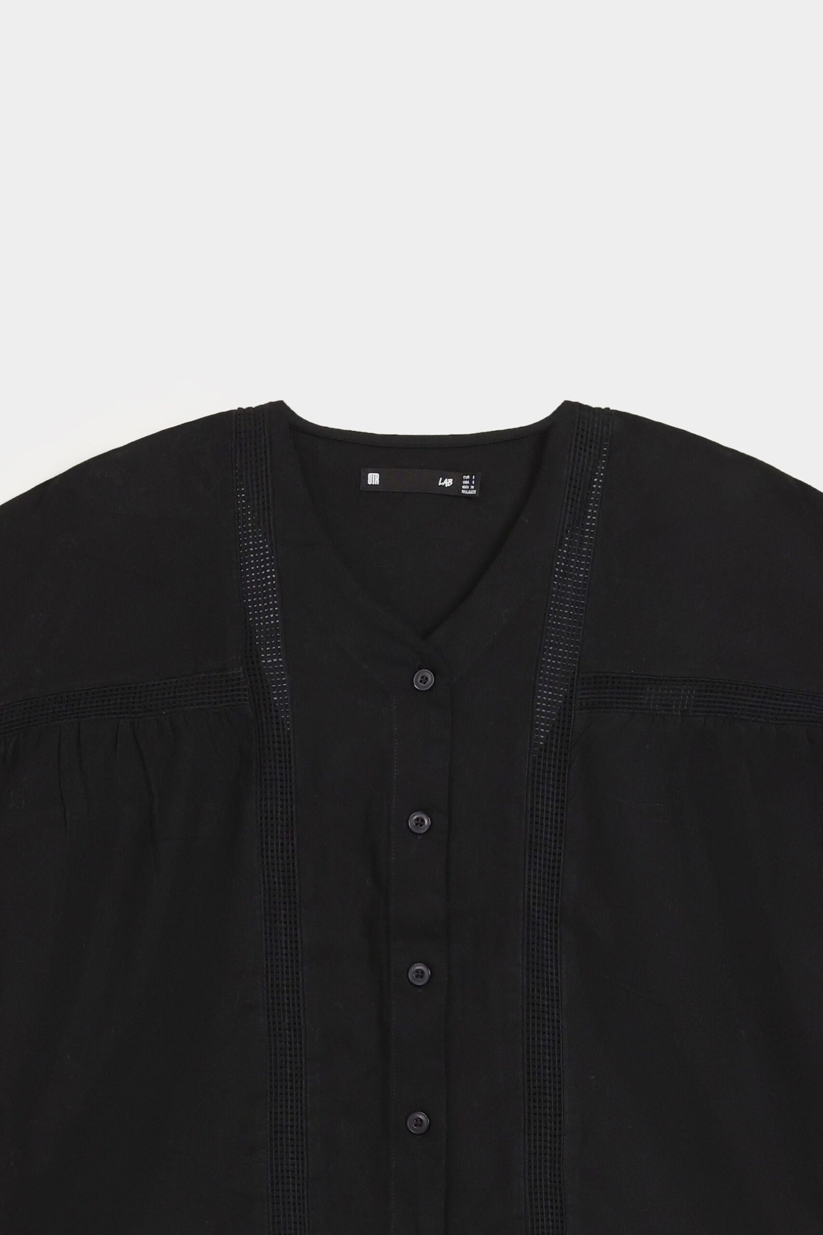 Cropped Shirt With Lace Detail - Image 6