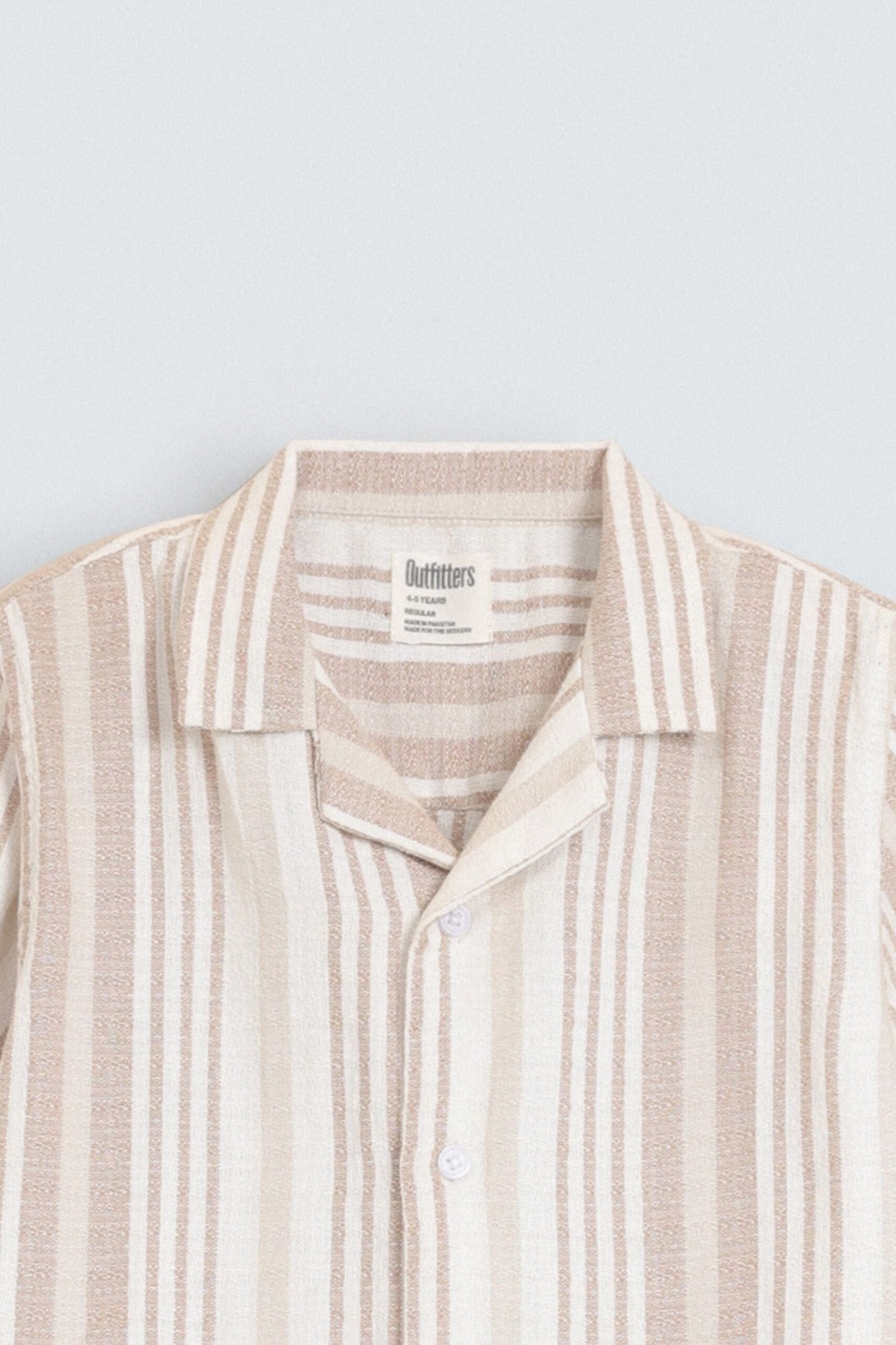 Resort Collar Striped Shirt - Image 2