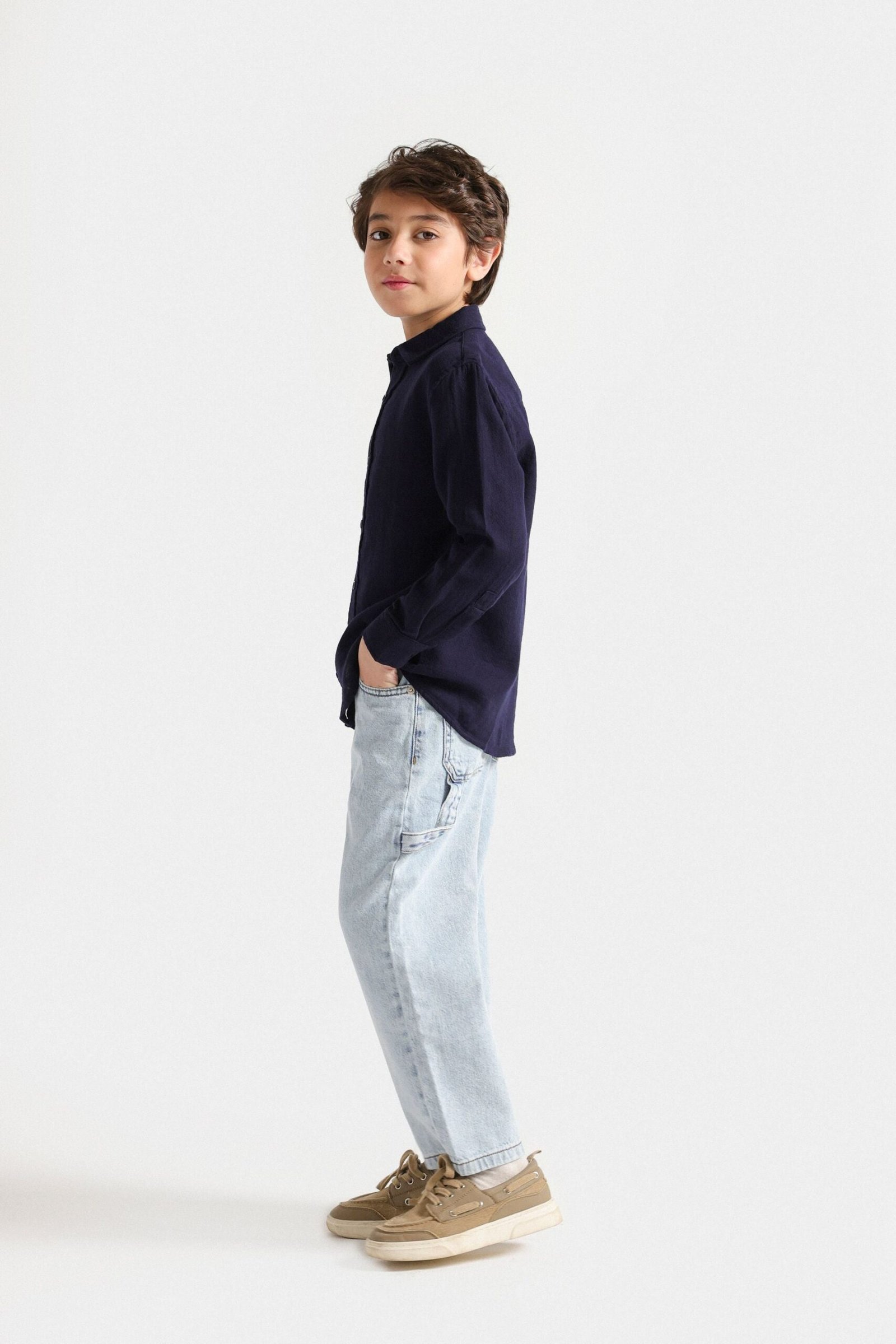 Basic Textured Shirt - Image 8