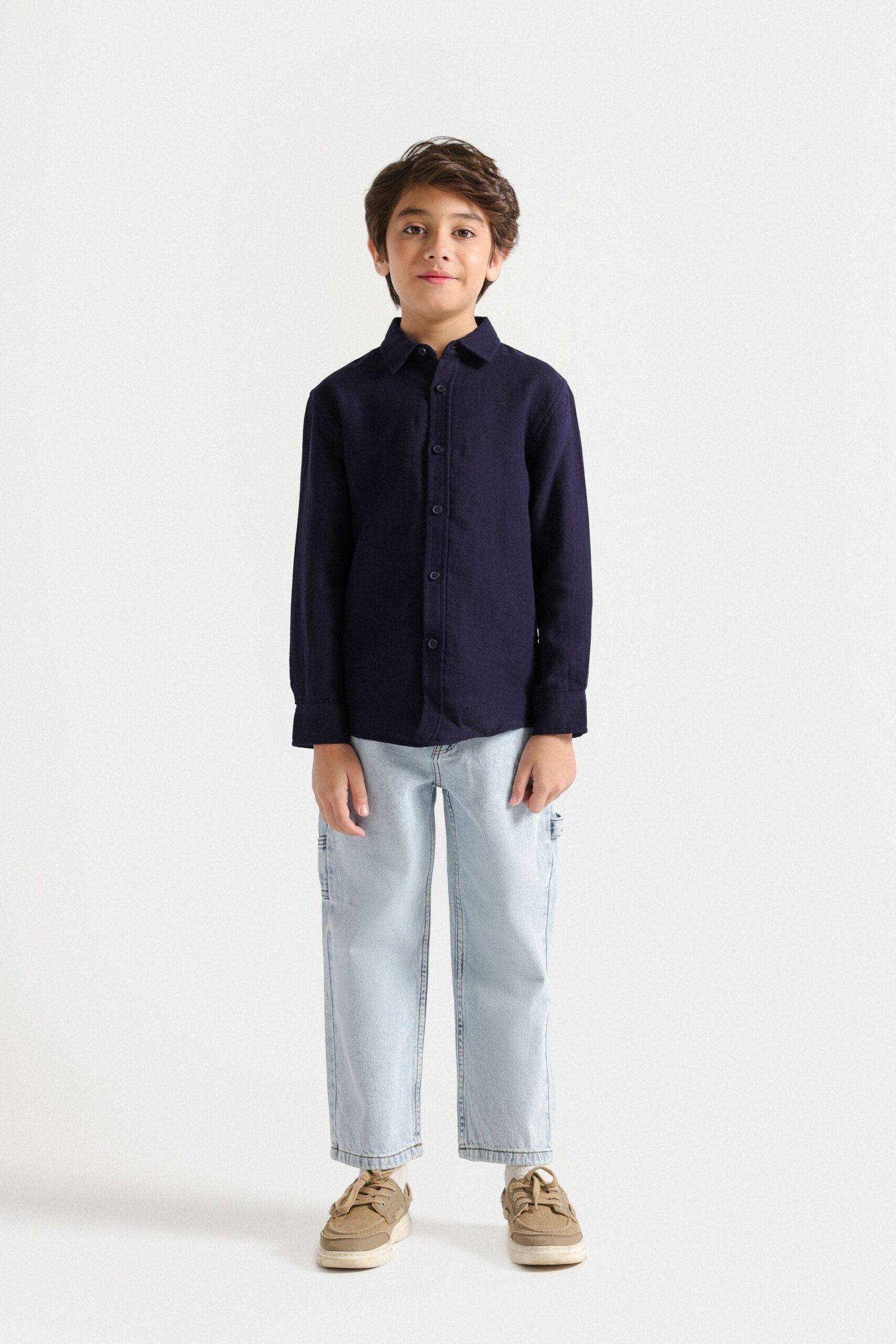Basic Textured Shirt - Image 7