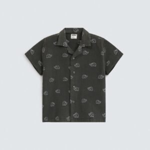 Textured Embroidered Shirt