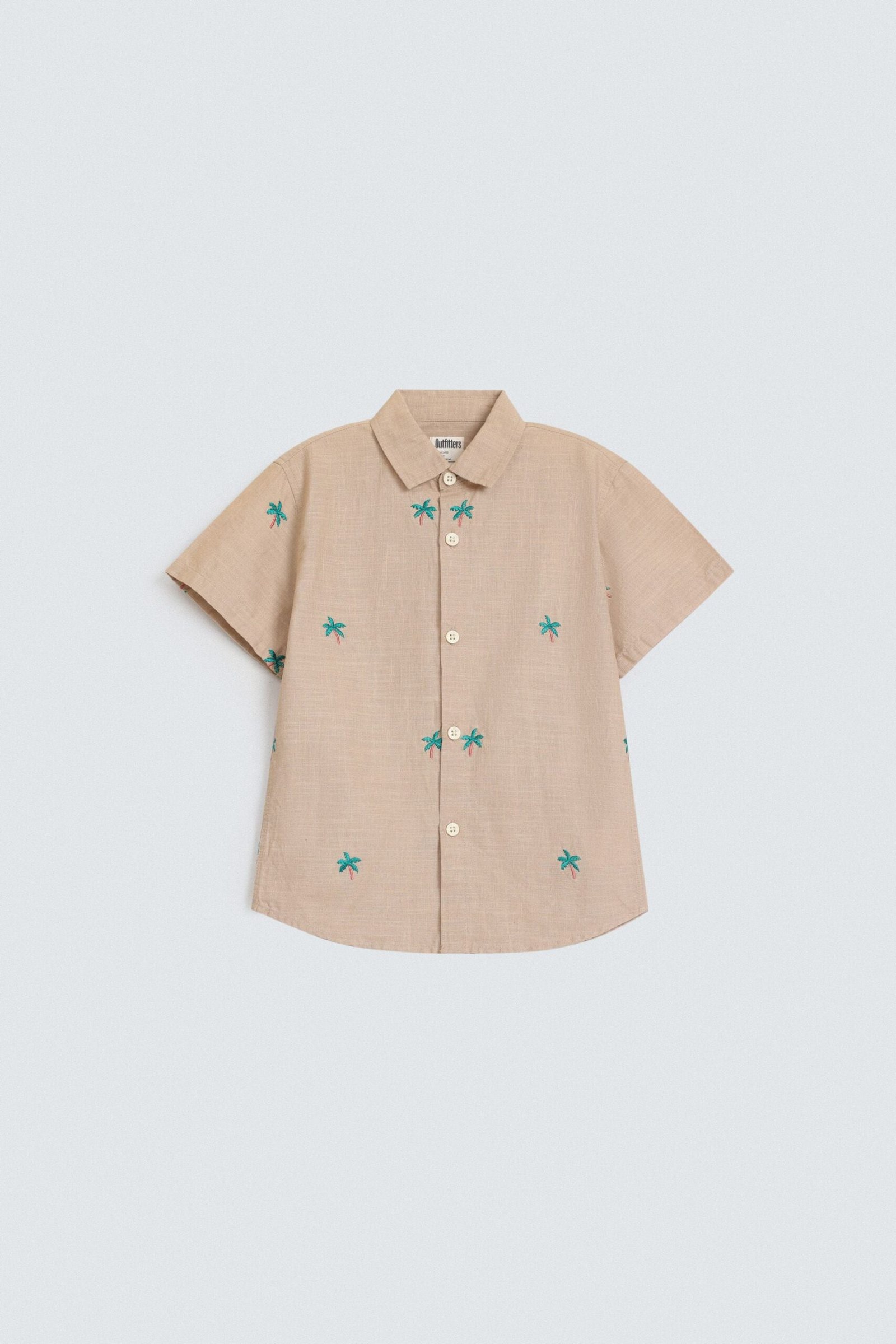 Tropical Embroidered Shirt