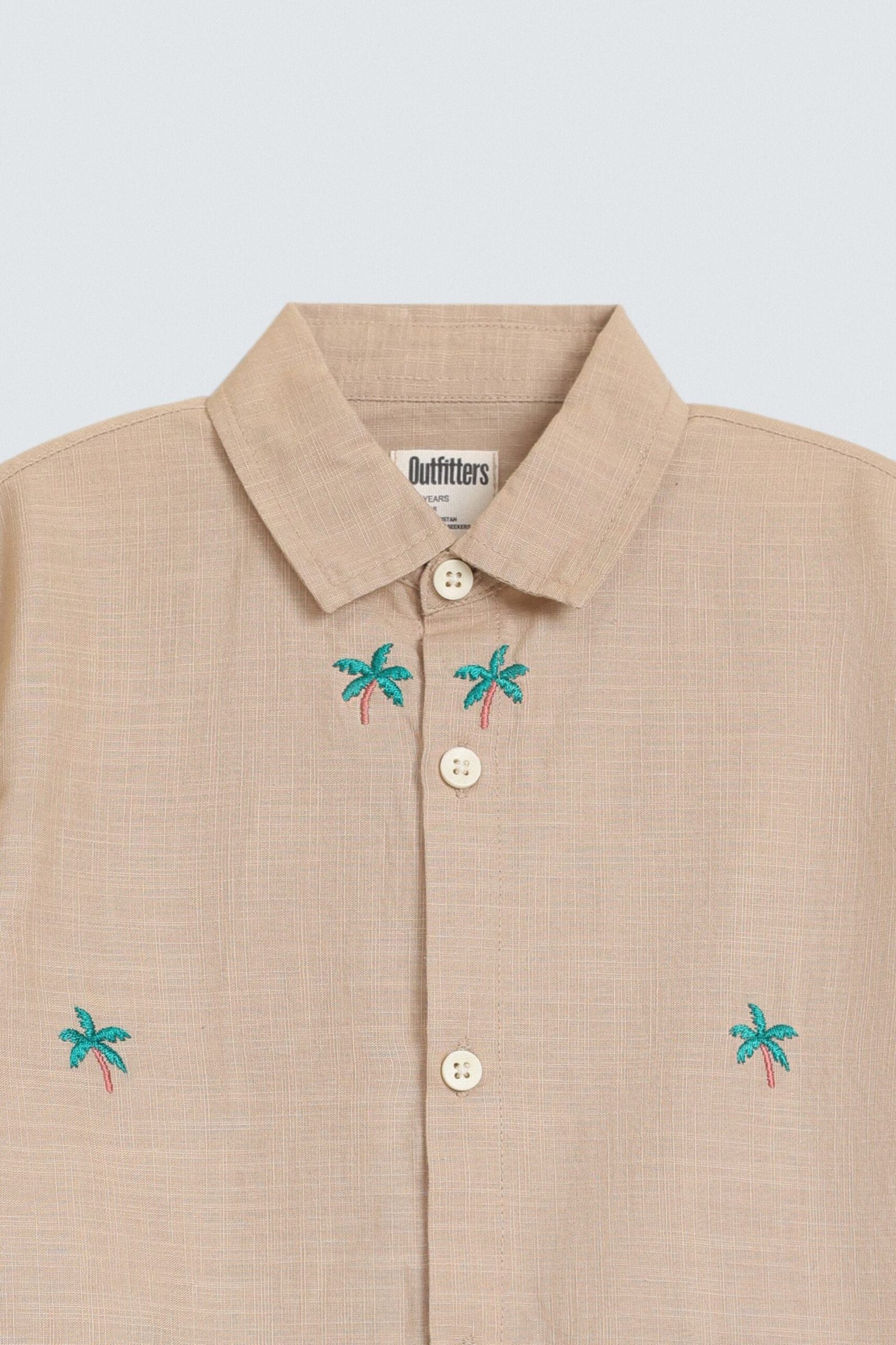 Tropical Embroidered Shirt - Image 2