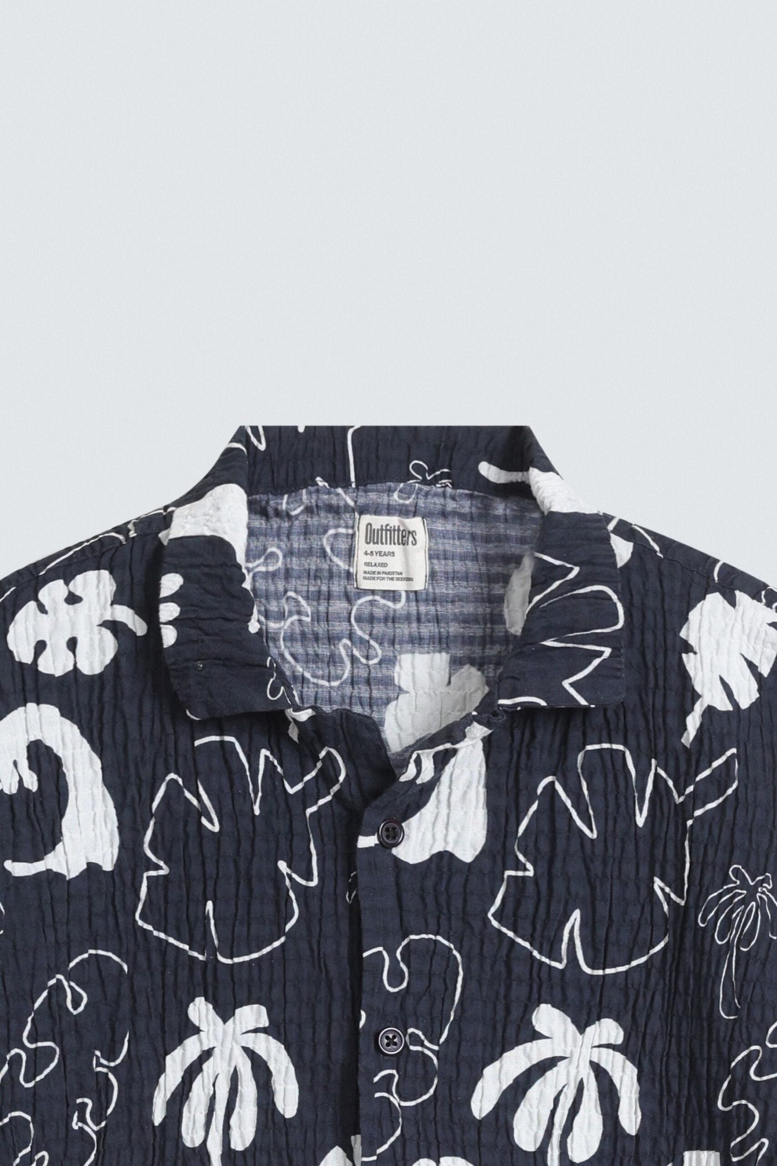 All-Over Print Textured Shirt - Image 2