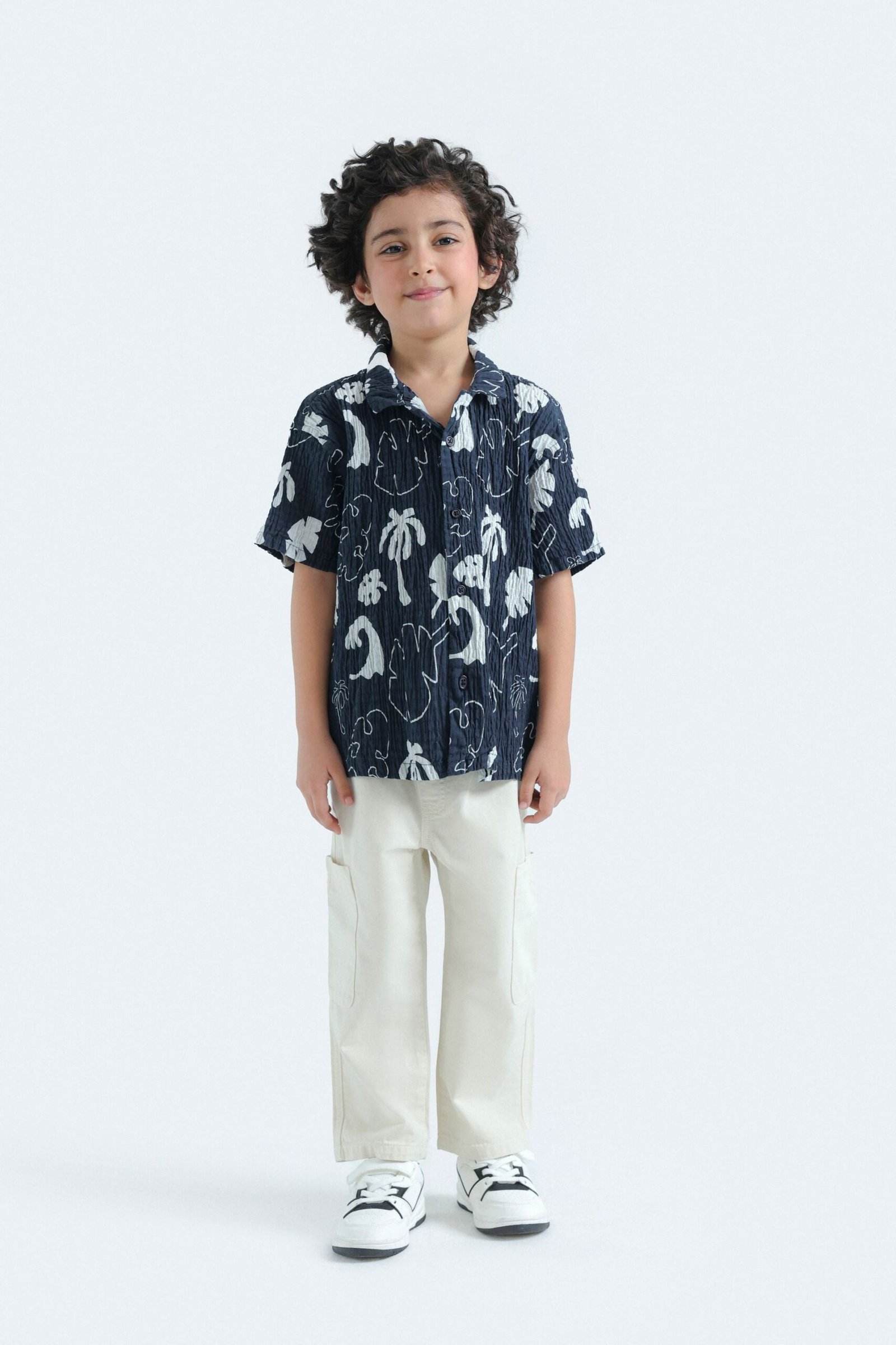 All-Over Print Textured Shirt - Image 4