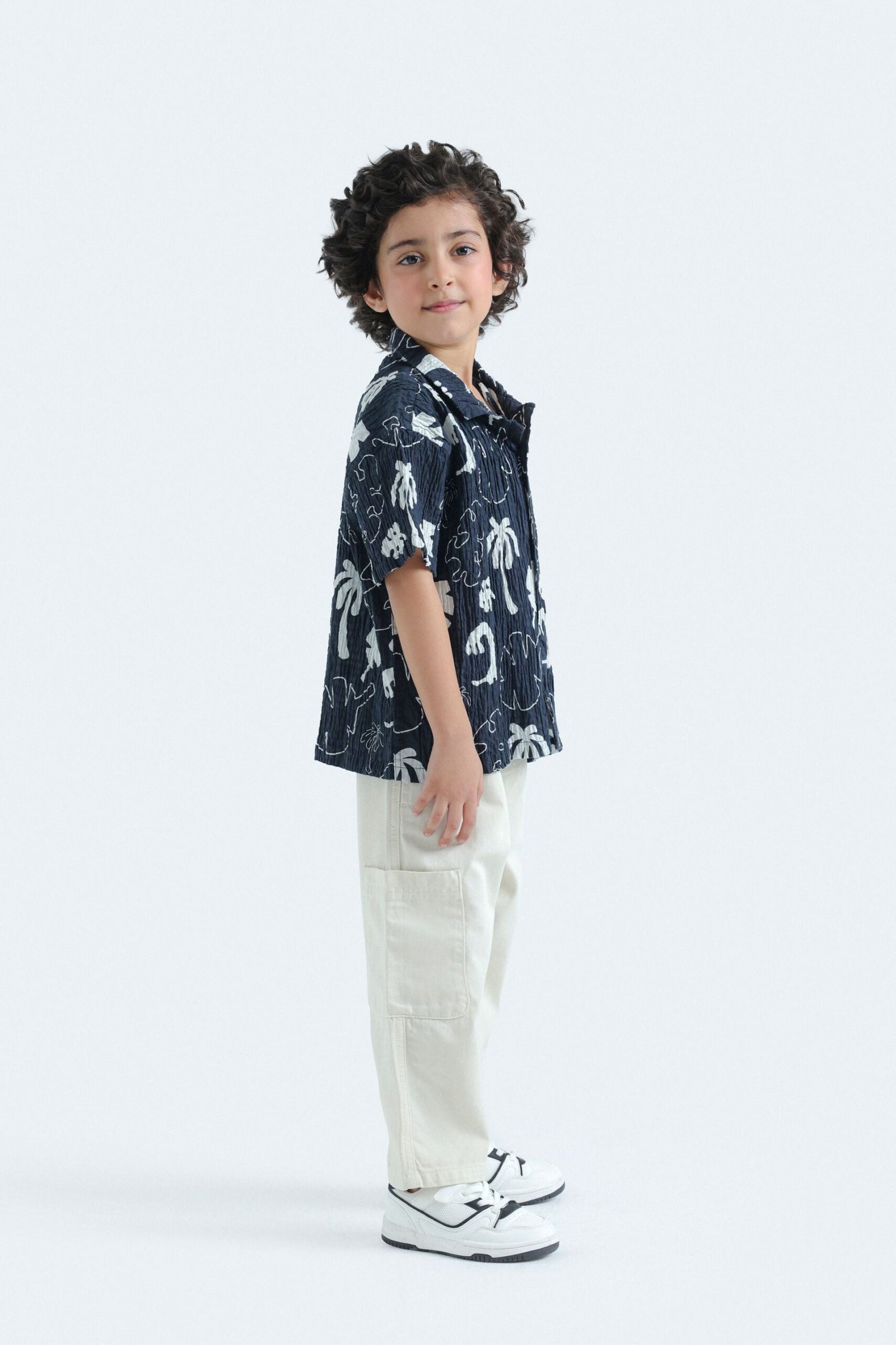 All-Over Print Textured Shirt - Image 5
