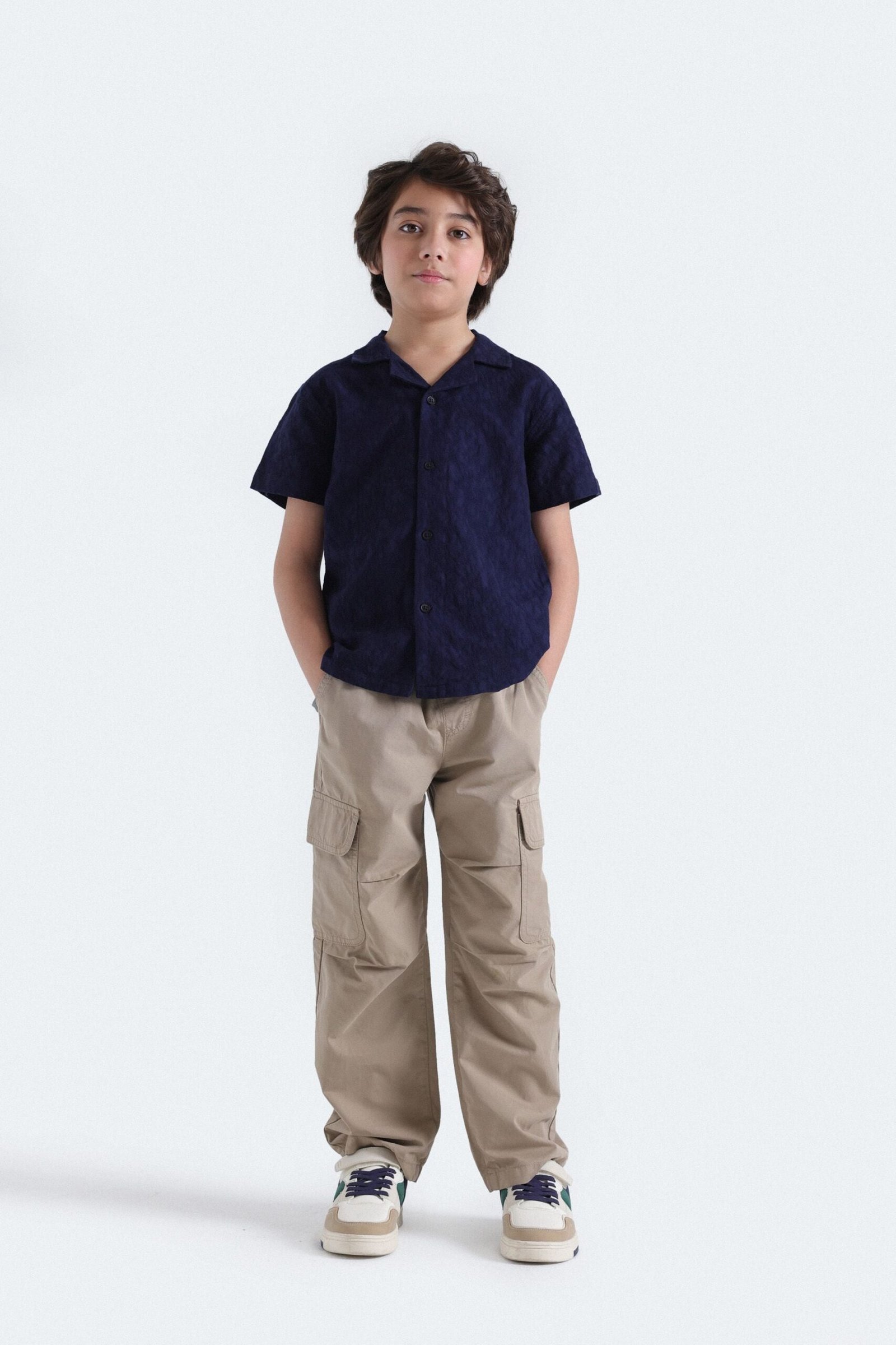 Loose Fit Cargo Trousers - Image 4