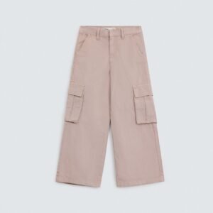 Wide Leg Cargo Trousers