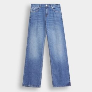 Low-Rise Wide Leg Jeans