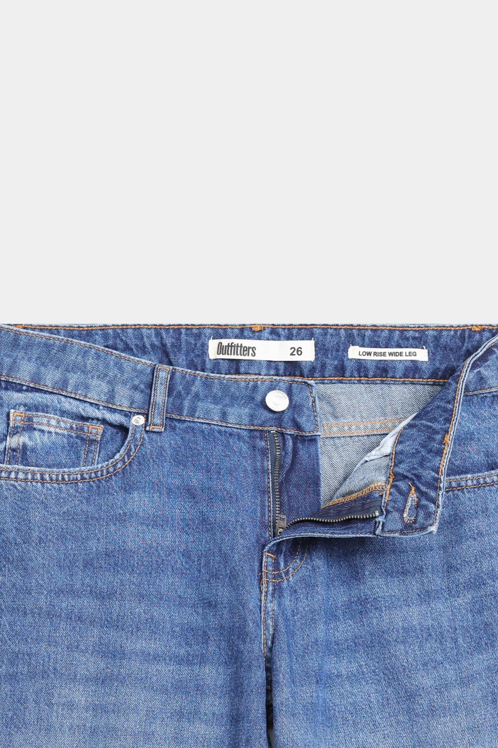 Low-Rise Wide Leg Jeans - Image 2
