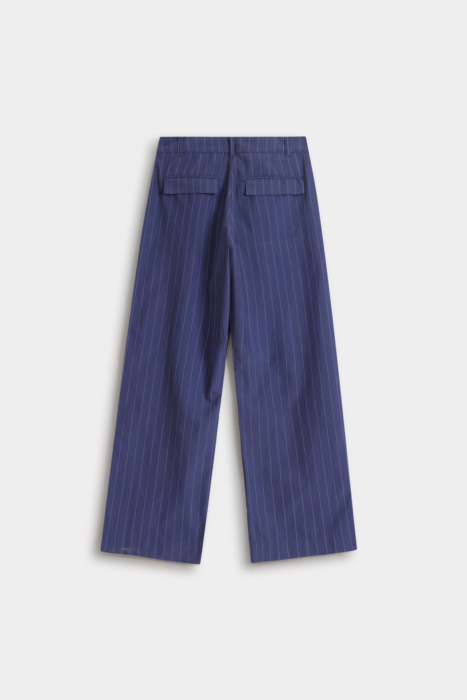 Striped Wide Leg Trousers - Image 16