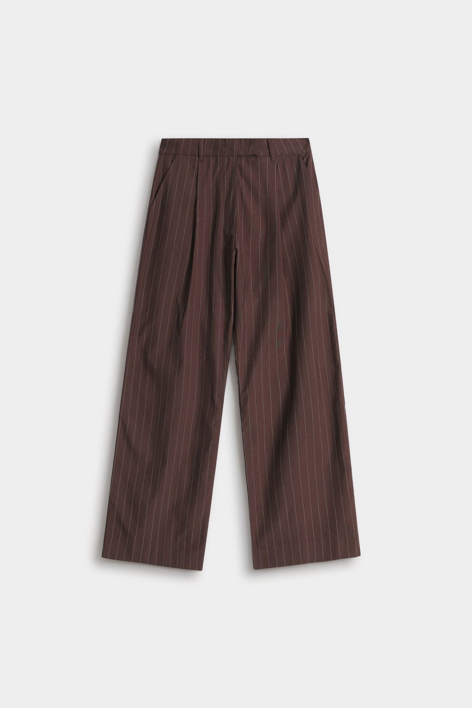 Striped Wide Leg Trousers - Image 5