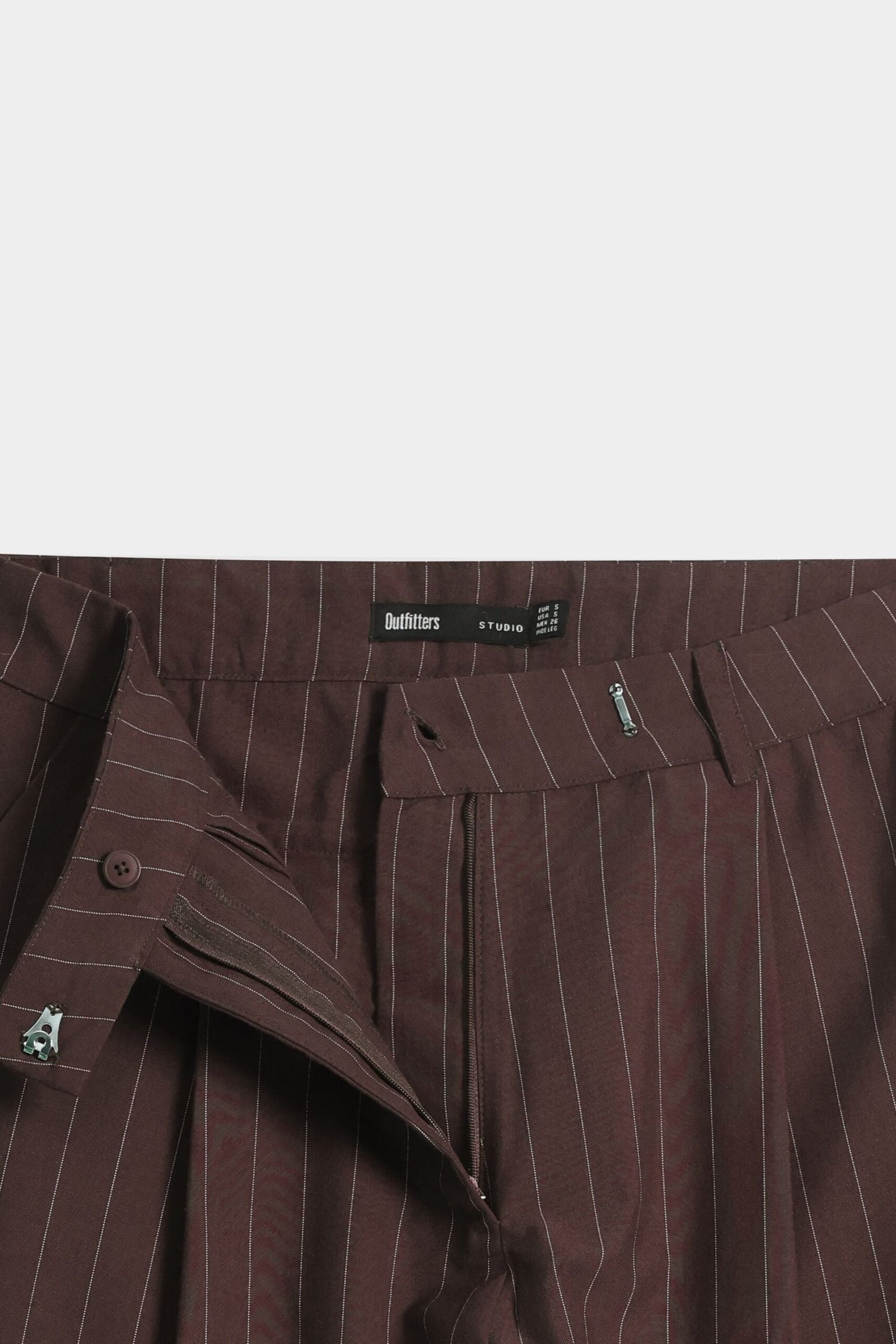 Striped Wide Leg Trousers - Image 6