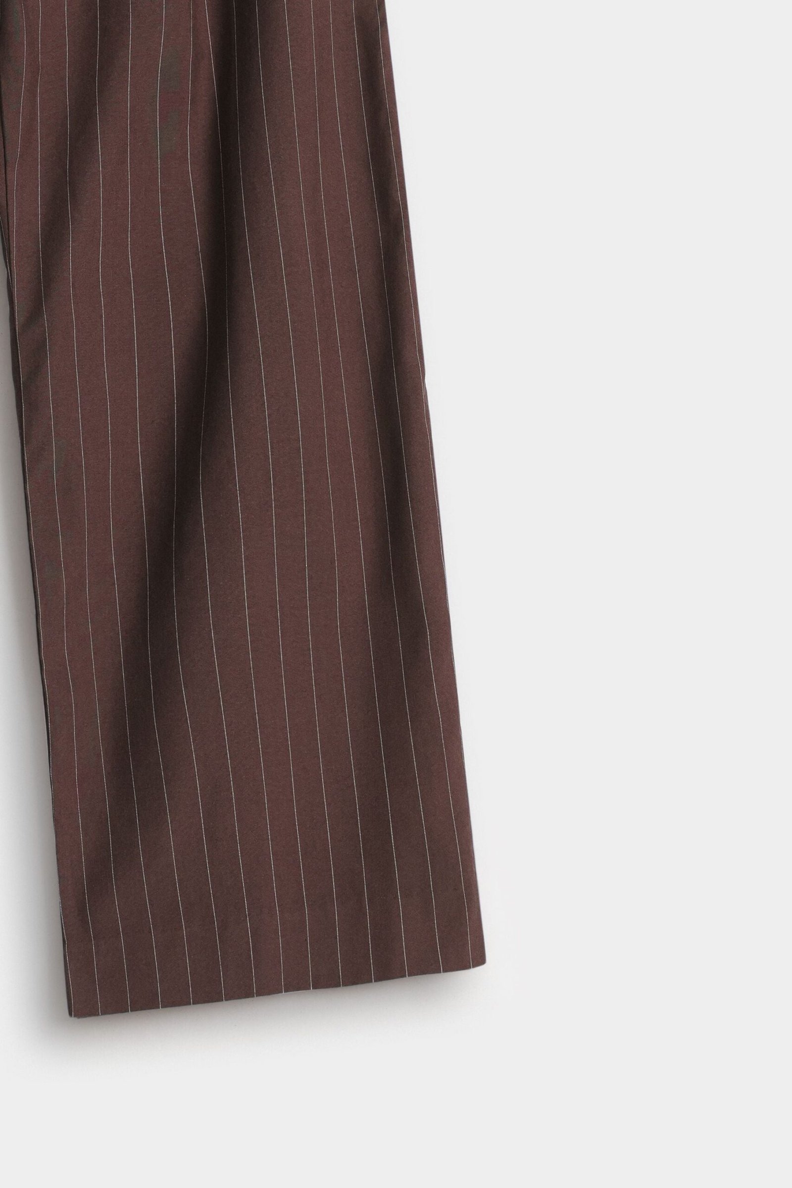 Striped Wide Leg Trousers - Image 7