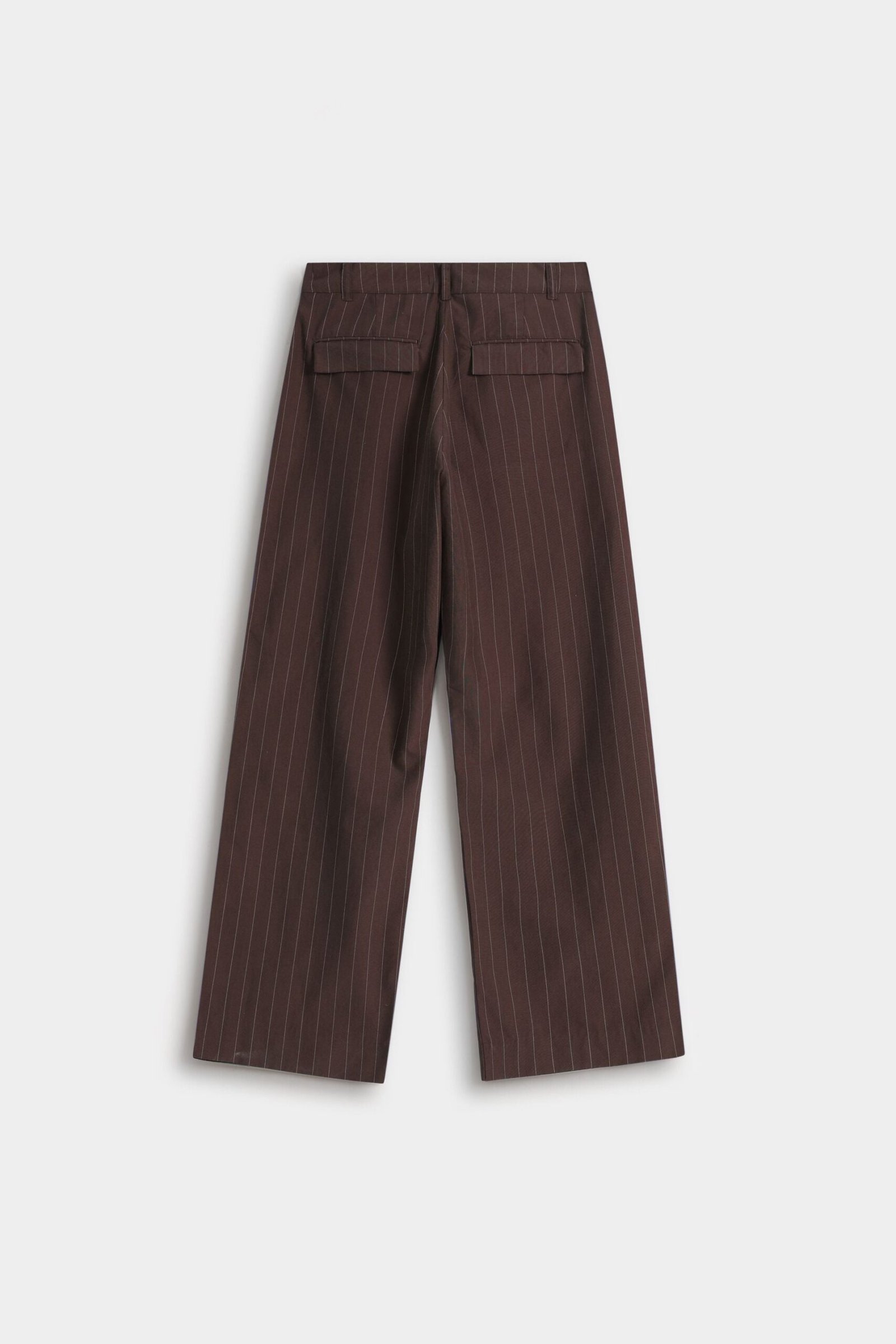 Striped Wide Leg Trousers - Image 8