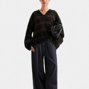 High-Waist Paper Bag Jeans
