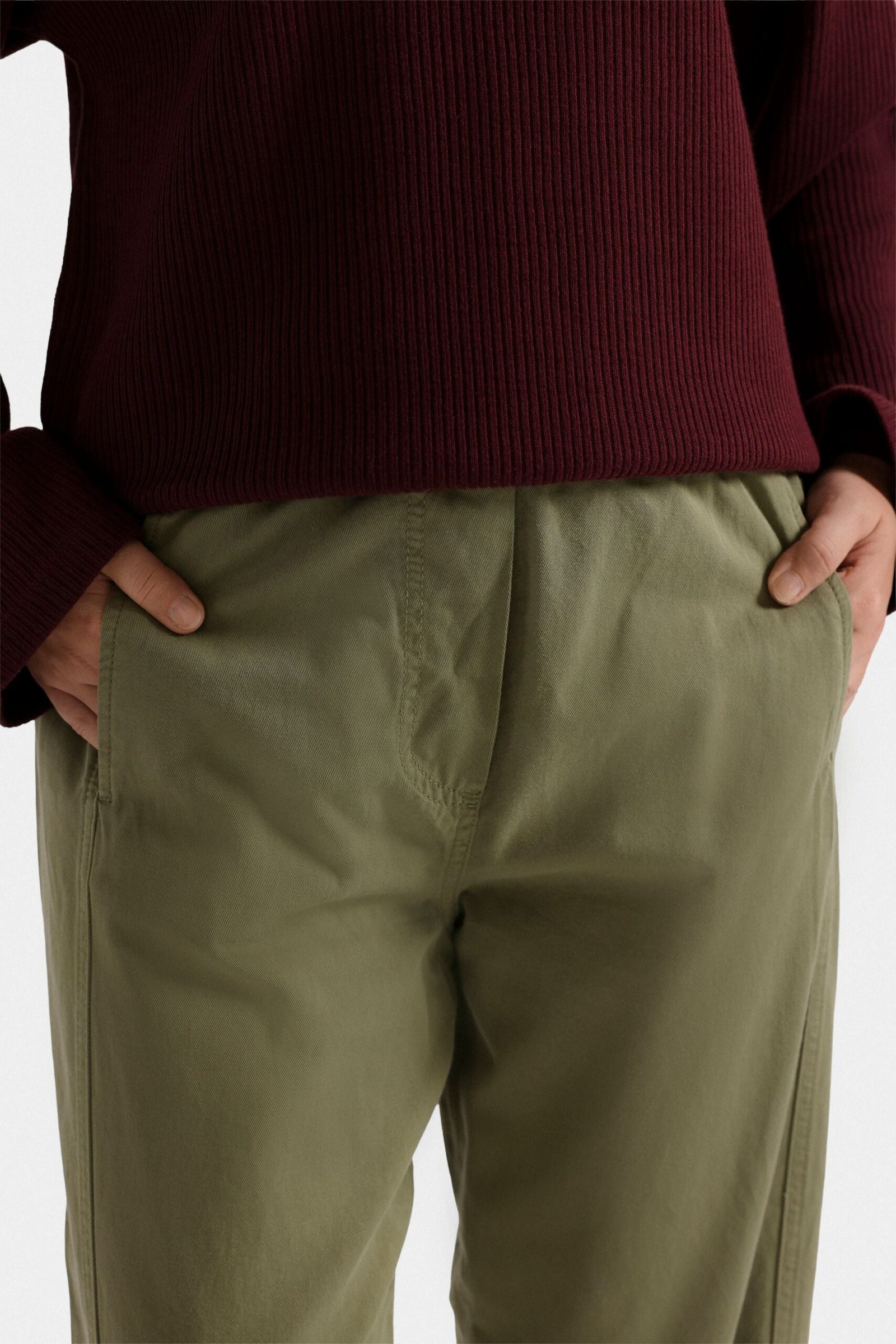 High-Waisted Straight Trousers - Image 8