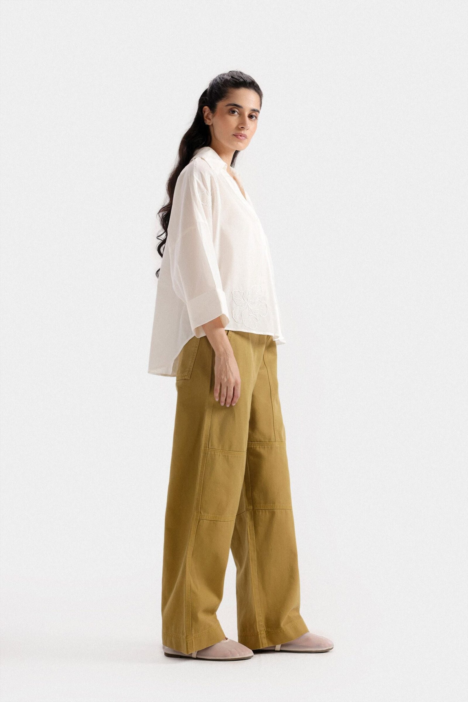 Slouchy Fit Trousers - Image 2