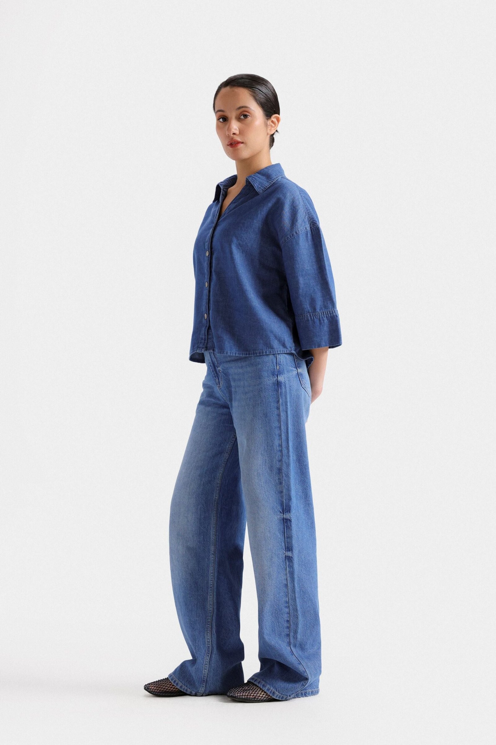 Wide Leg Baggy Jeans - Image 3