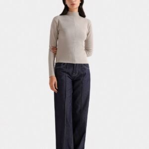 Grungy Wide-Leg Jeans