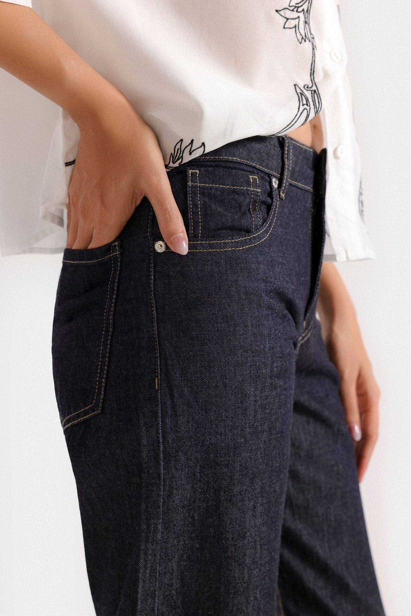 Wide Leg With Turned Up Hem - Image 2