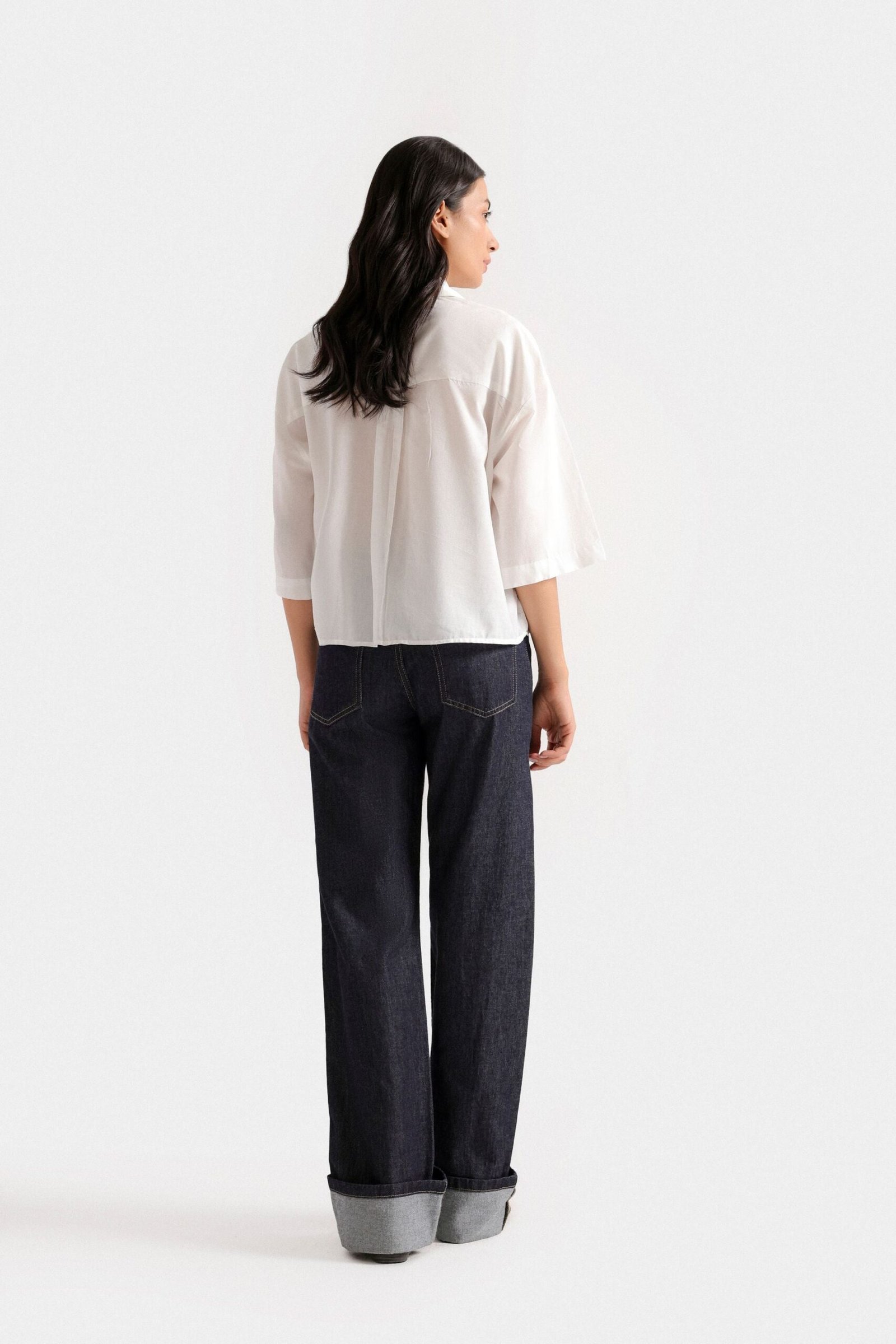 Wide Leg With Turned Up Hem - Image 4