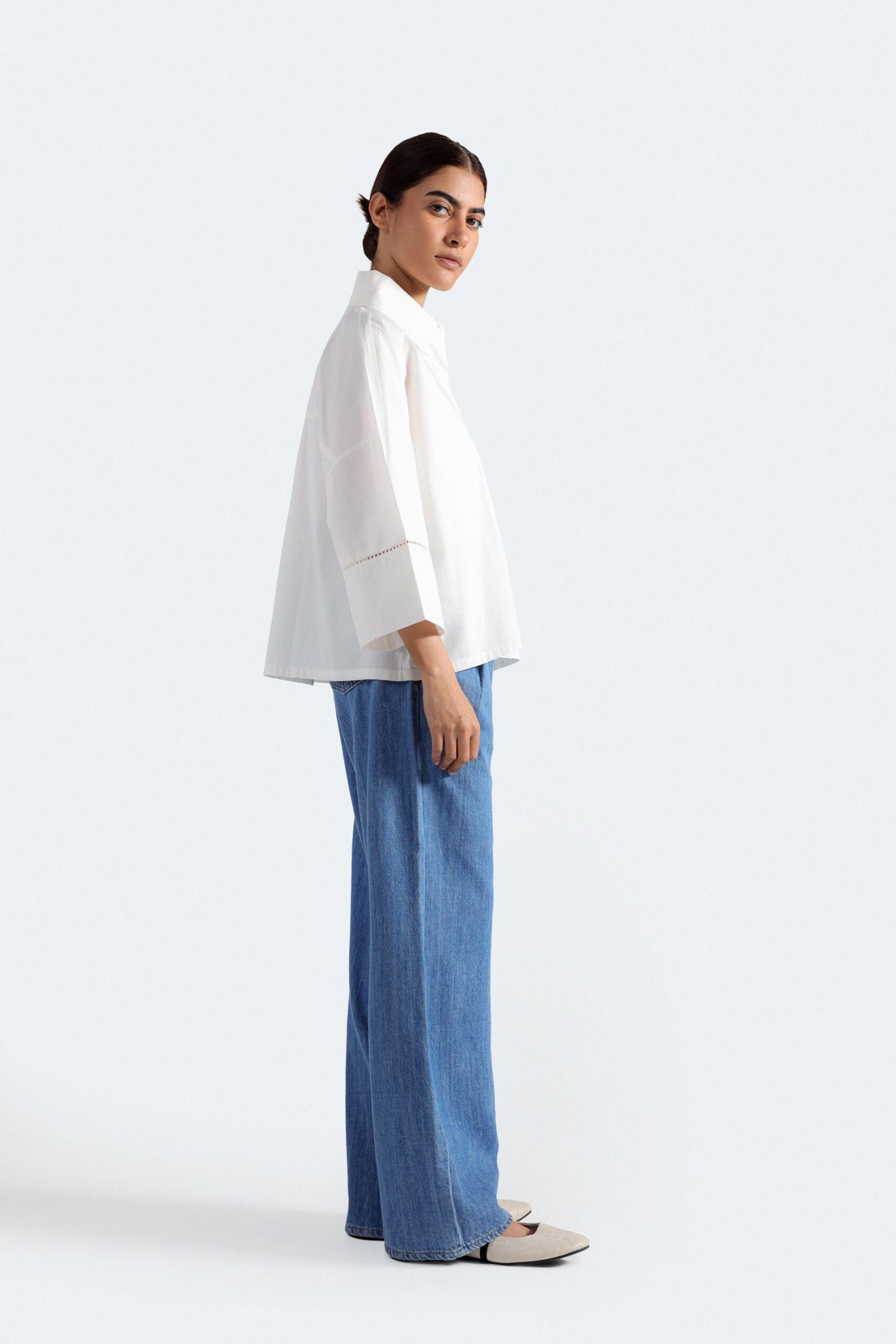 Shirt With Lace Detail - Image 3