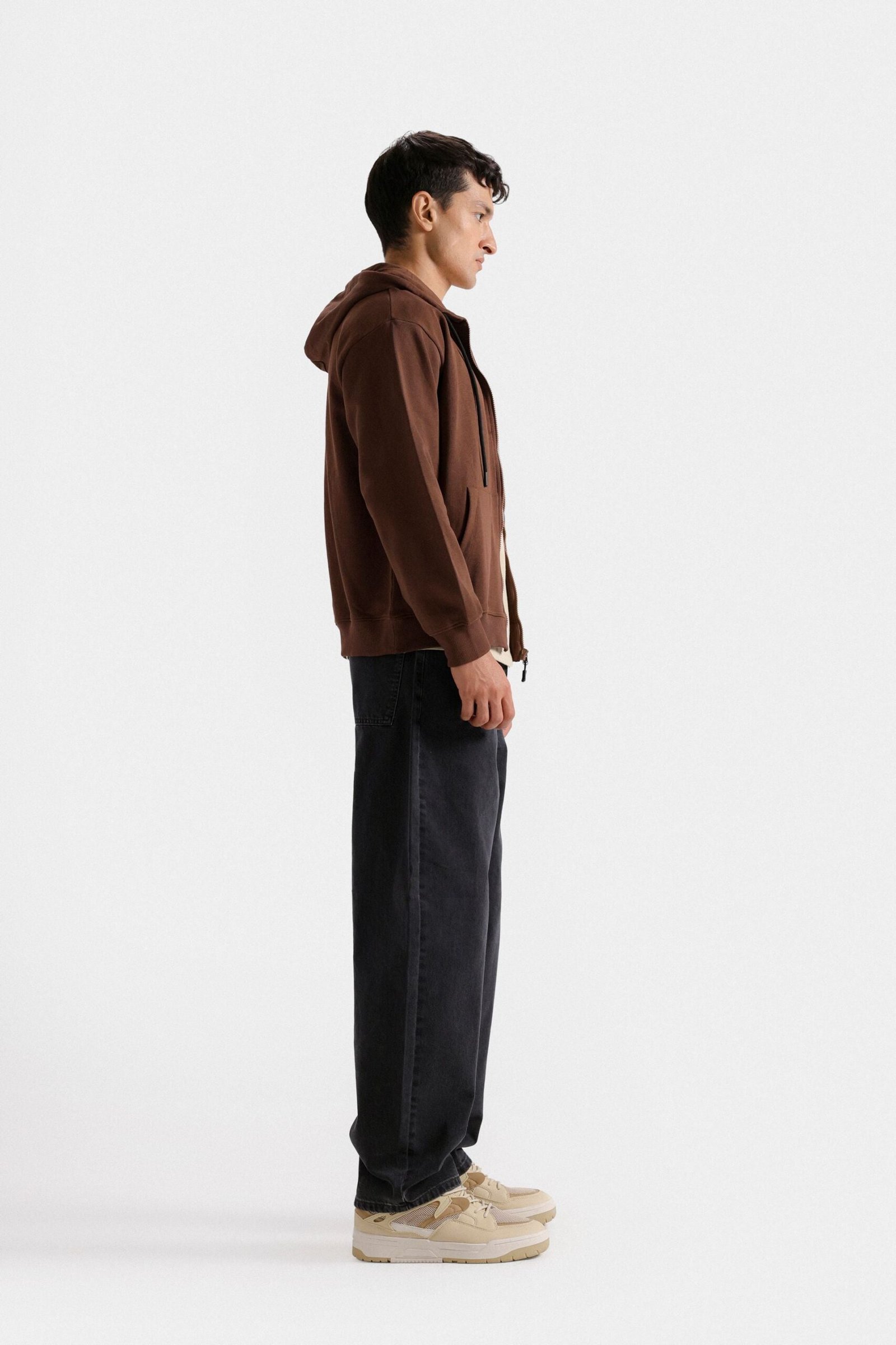 Basic Zipper Hoodie - Image 3