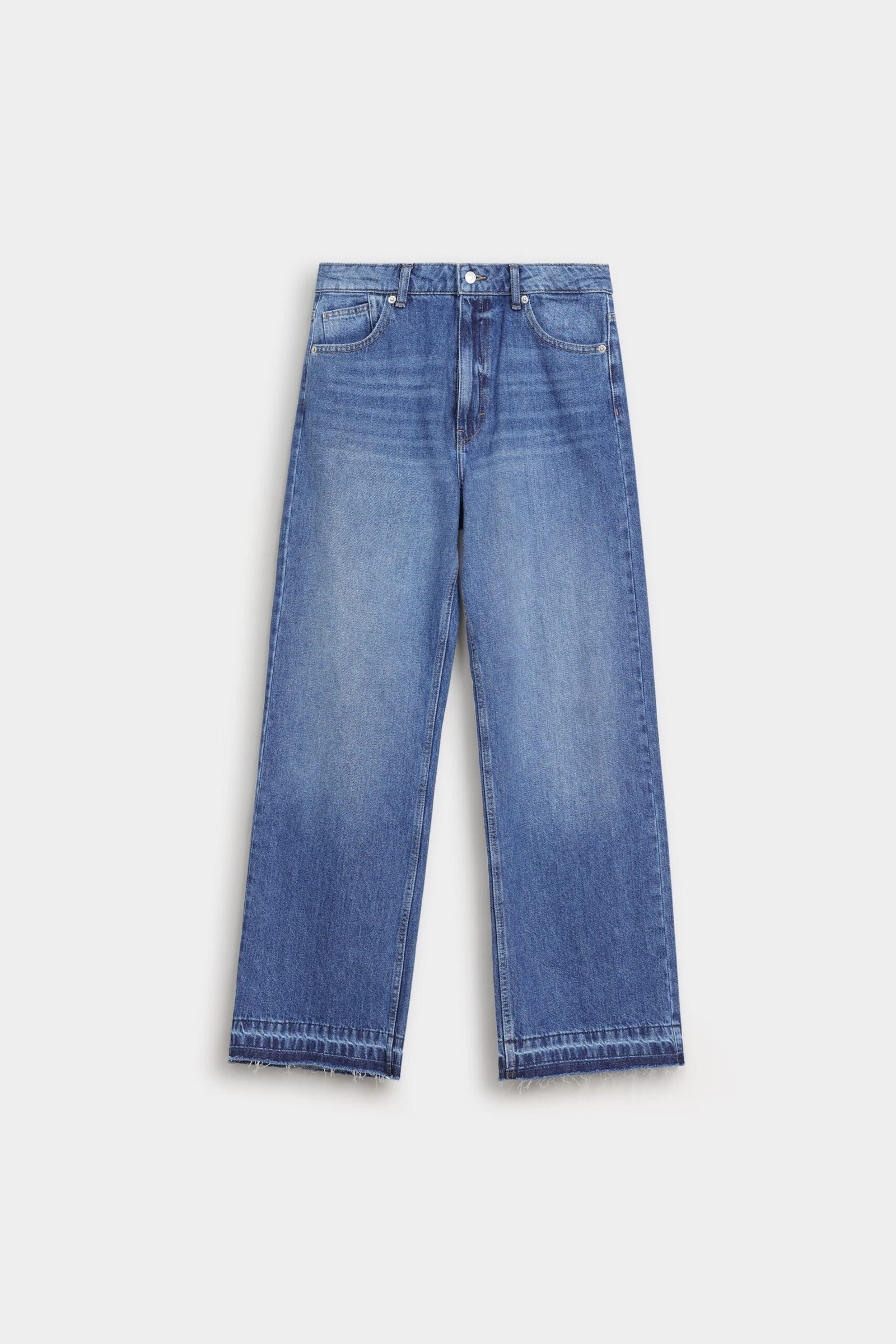 Wide Leg High-Rise Jeans - Image 4