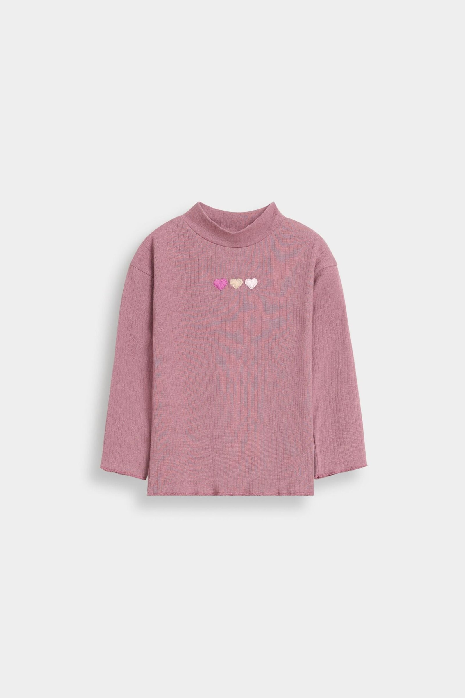 Embroidered T-Shirt With Lettuce Hem