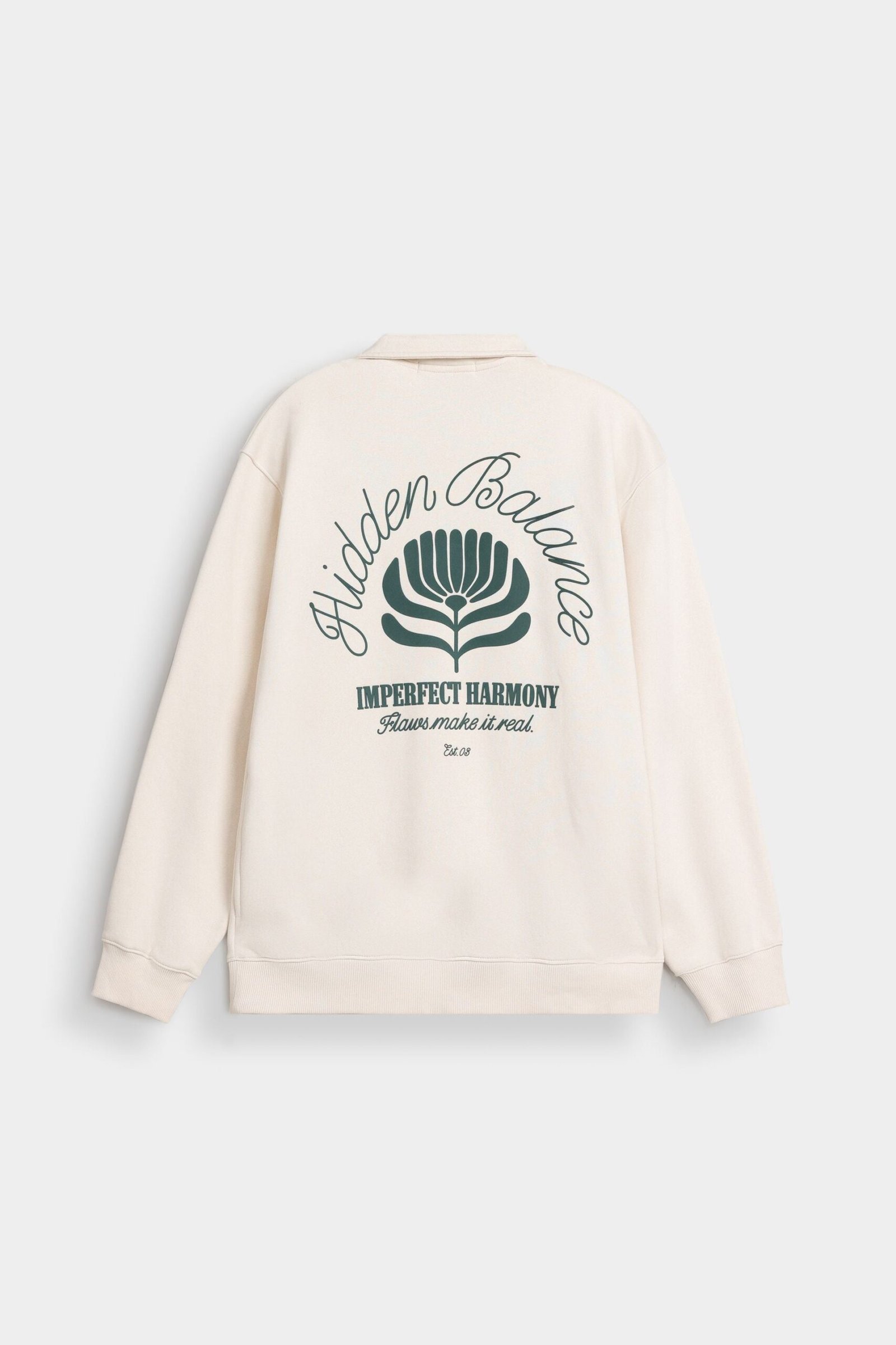 Graphic Quarter Zip-Up Sweatshirt - Image 8