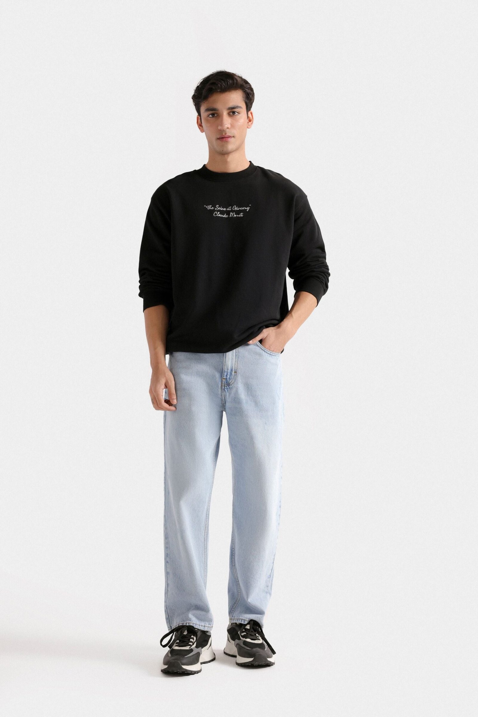 Slogan Print Sweatshirt
