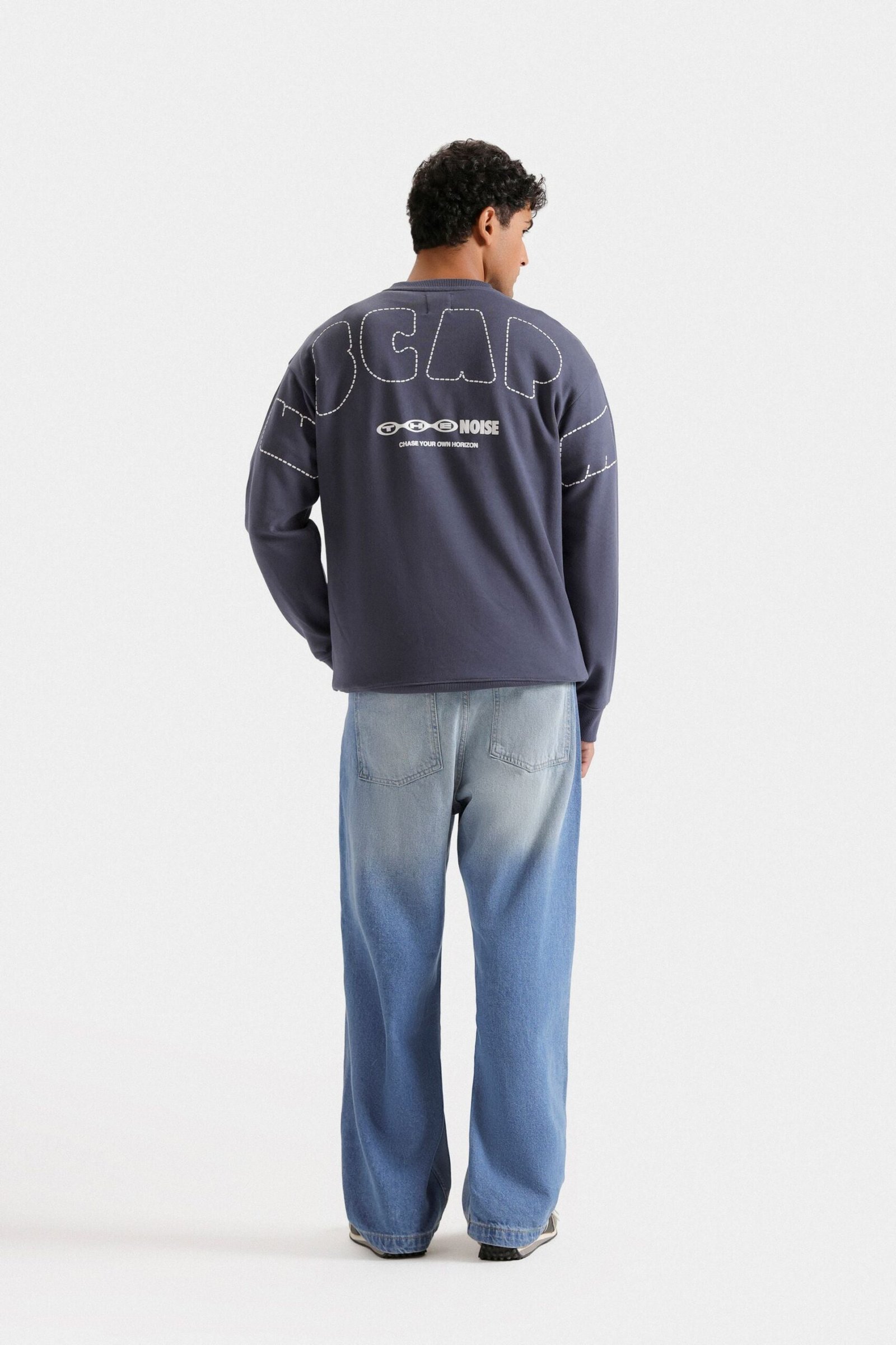Slogan Print Sweatshirt - Image 4