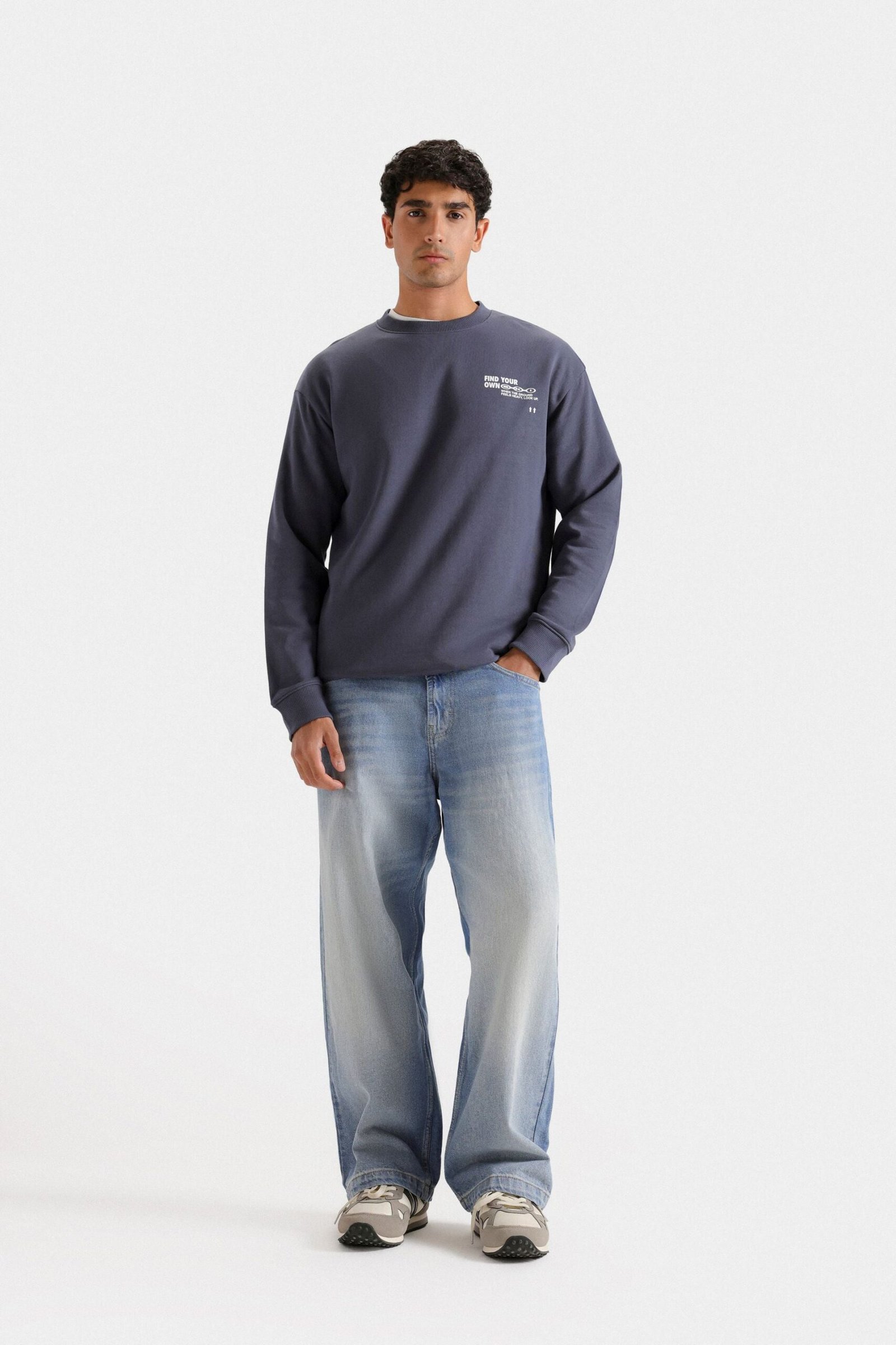 Slogan Print Sweatshirt