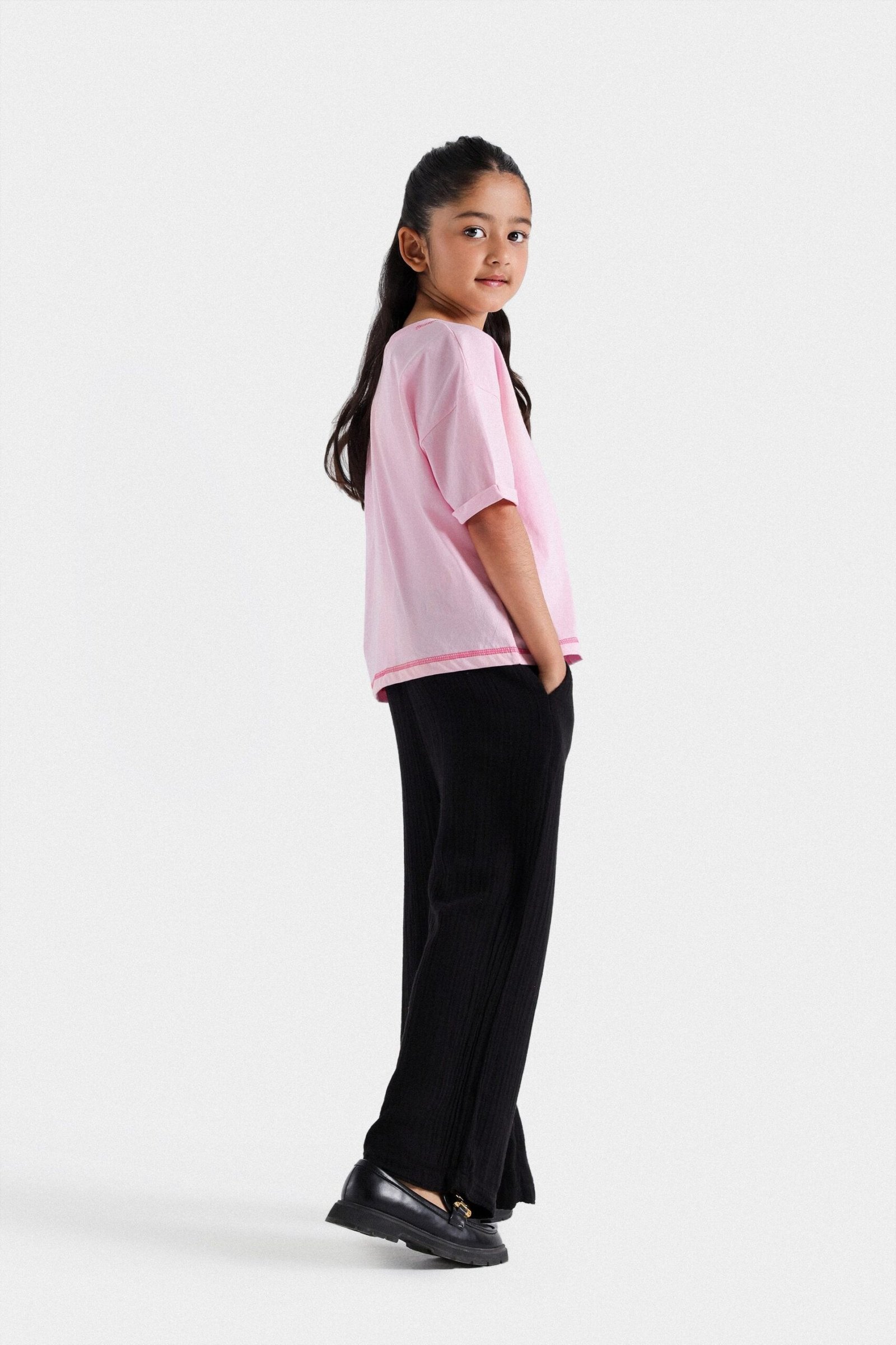Cropped Crew Neck T-Shirt - Image 11