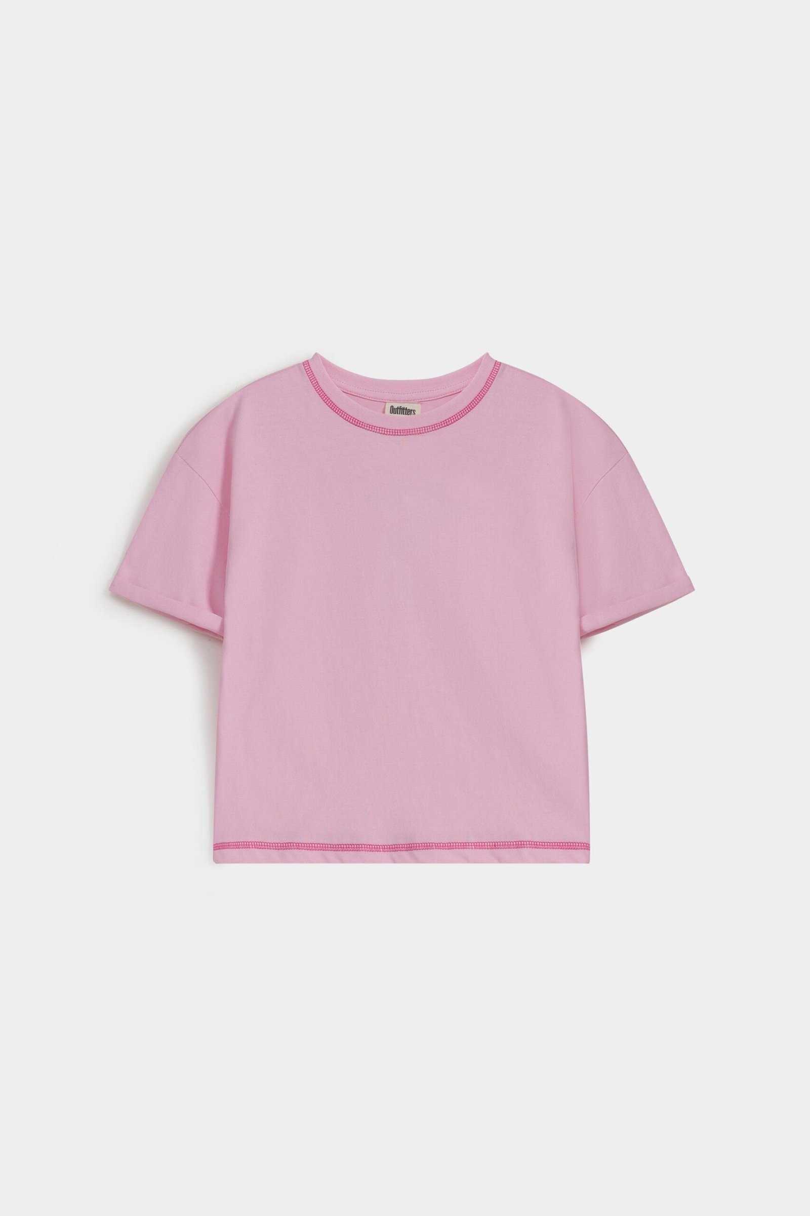 Cropped Crew Neck T-Shirt - Image 7