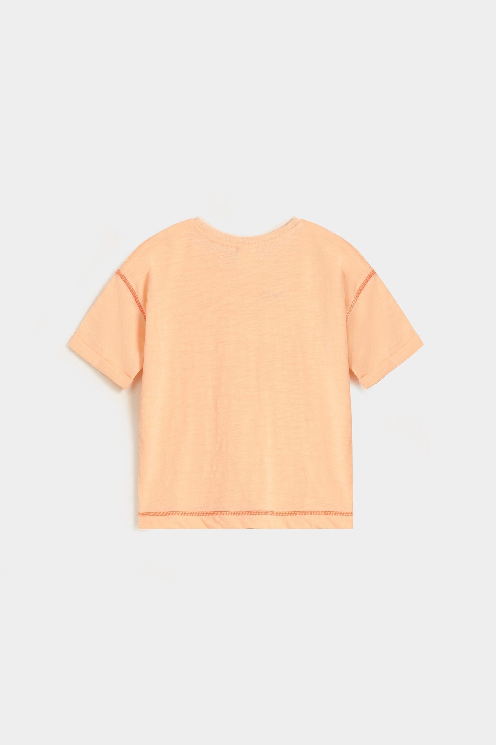 Crew Neck T-Shirt With Contrast Stitching - Image 8