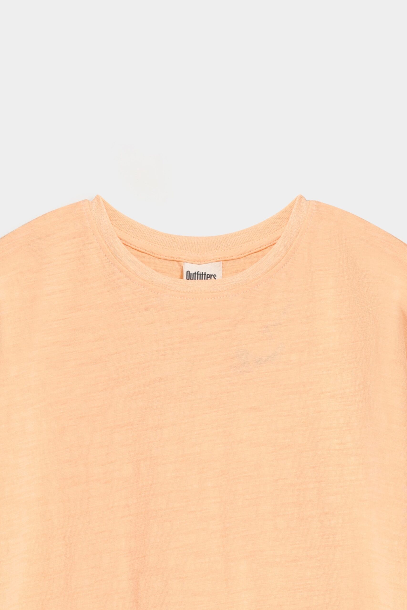 Crew Neck T-Shirt With Contrast Stitching - Image 7