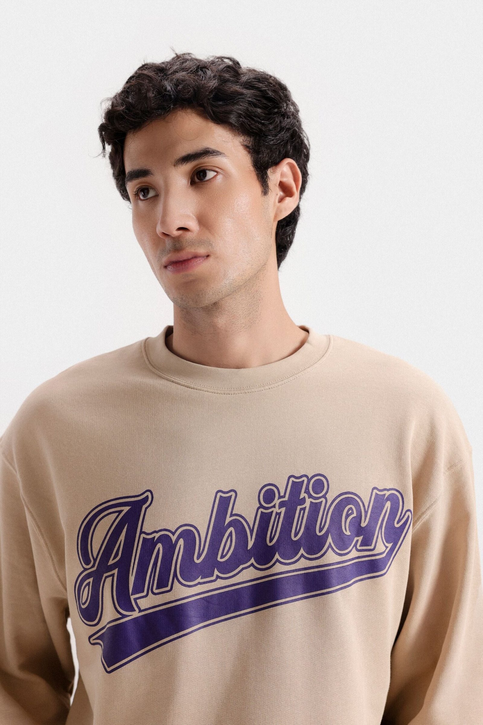 Slogan Print Sweatshirt - Image 2