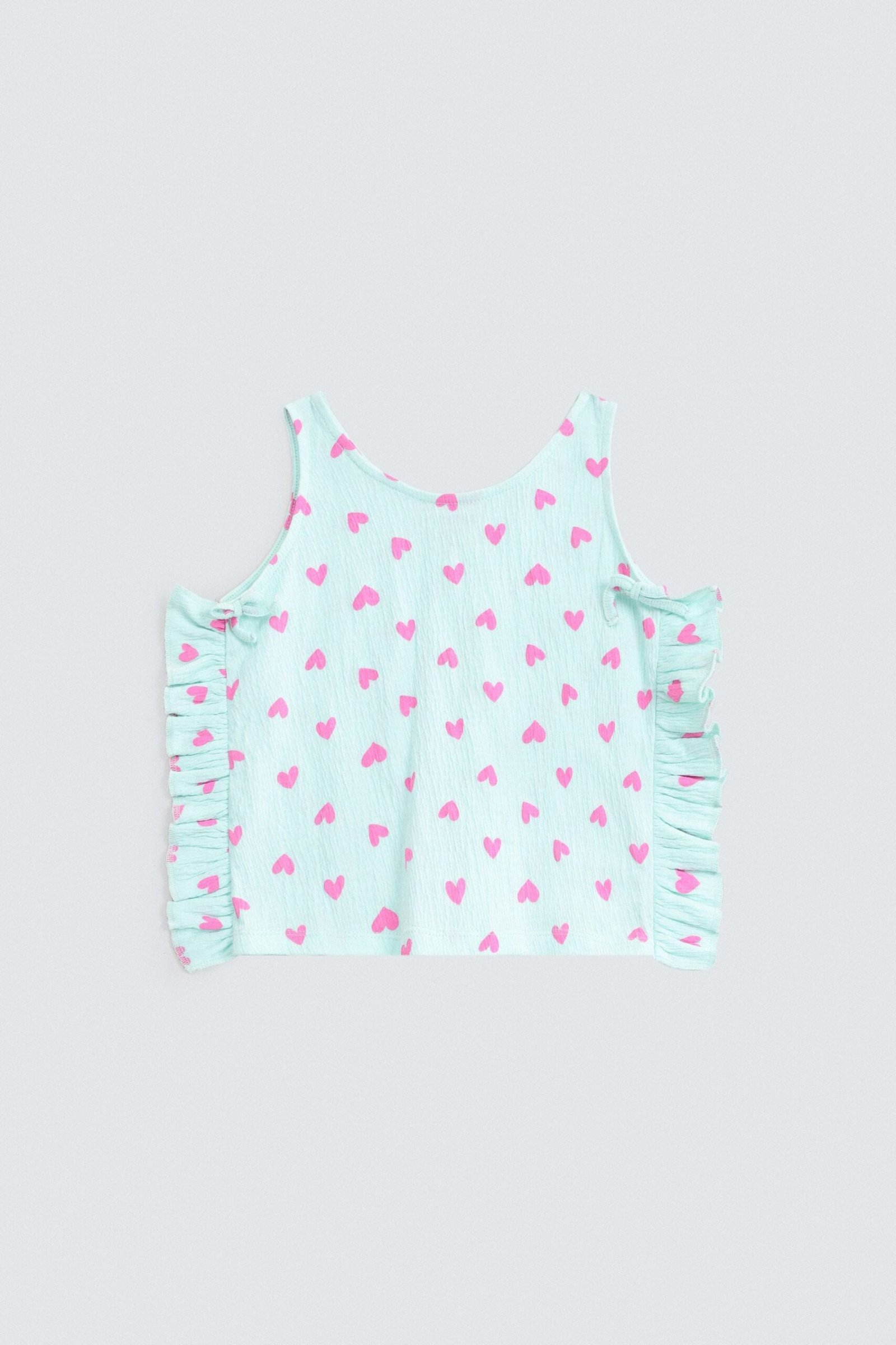 Cropped All-Over Print Tank Top
