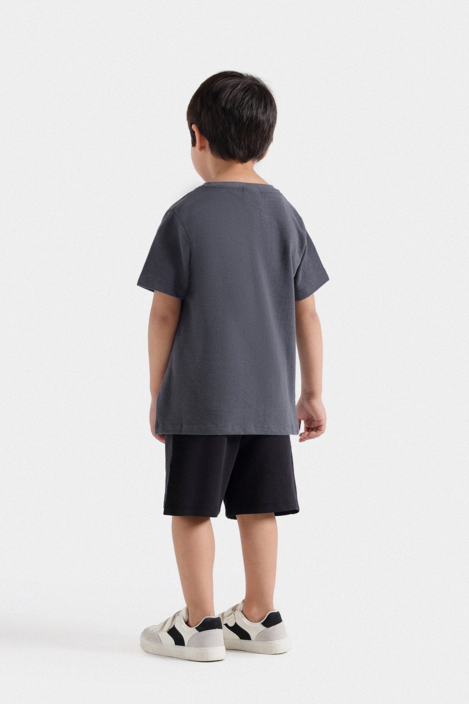 Textured Knit Embroidered T-Shirt - Image 5