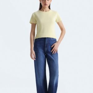 Wide Leg High Rise Jeans