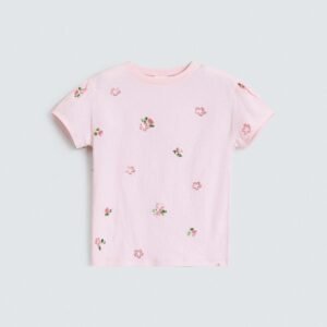 Textured Embellished T-Shirt