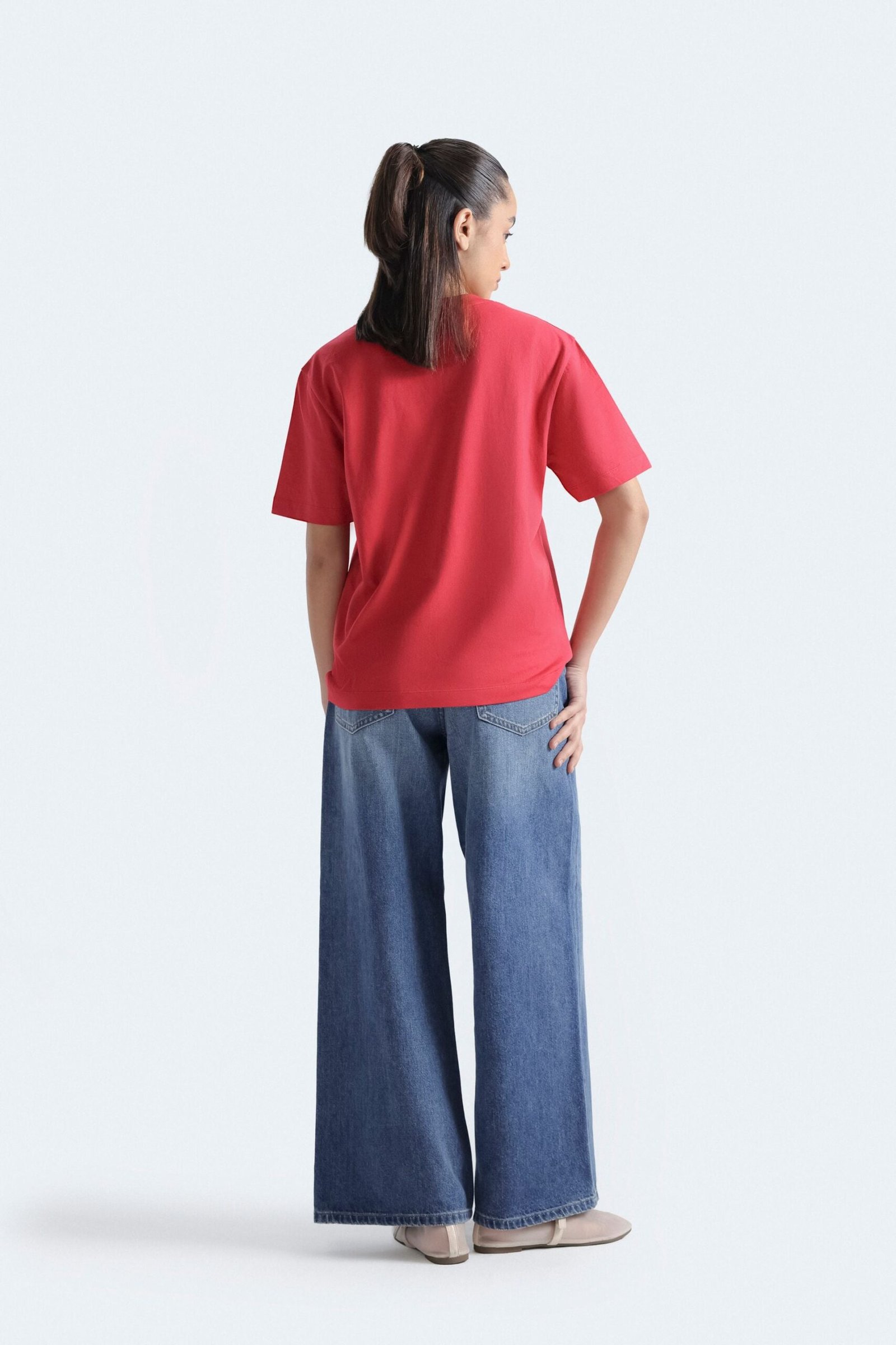 High Waist Wide Leg Jeans - Image 4
