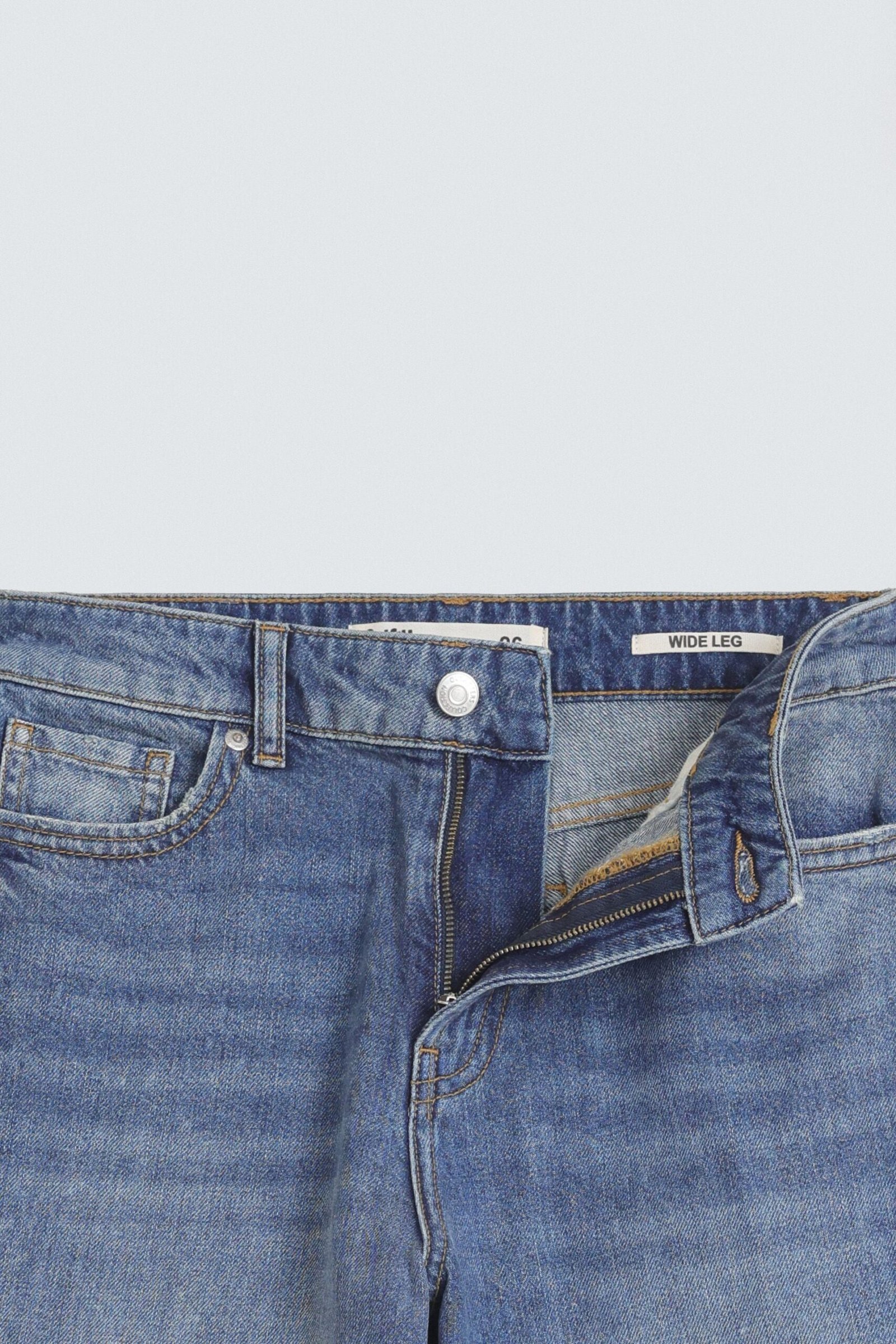 High Waist Wide Leg Jeans - Image 6