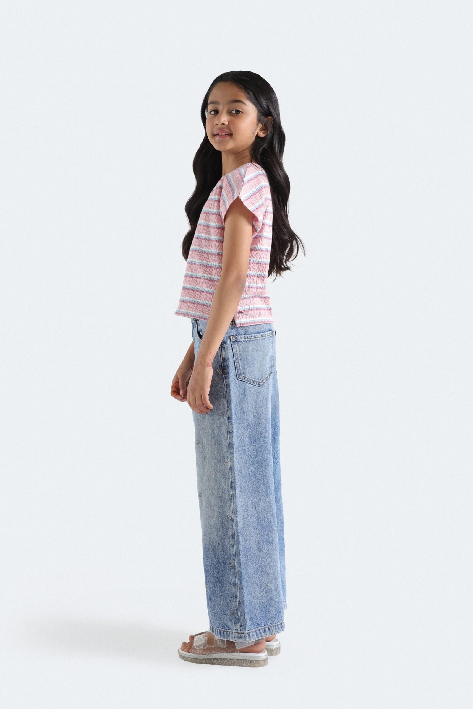 Textured Striped T-Shirt - Image 5